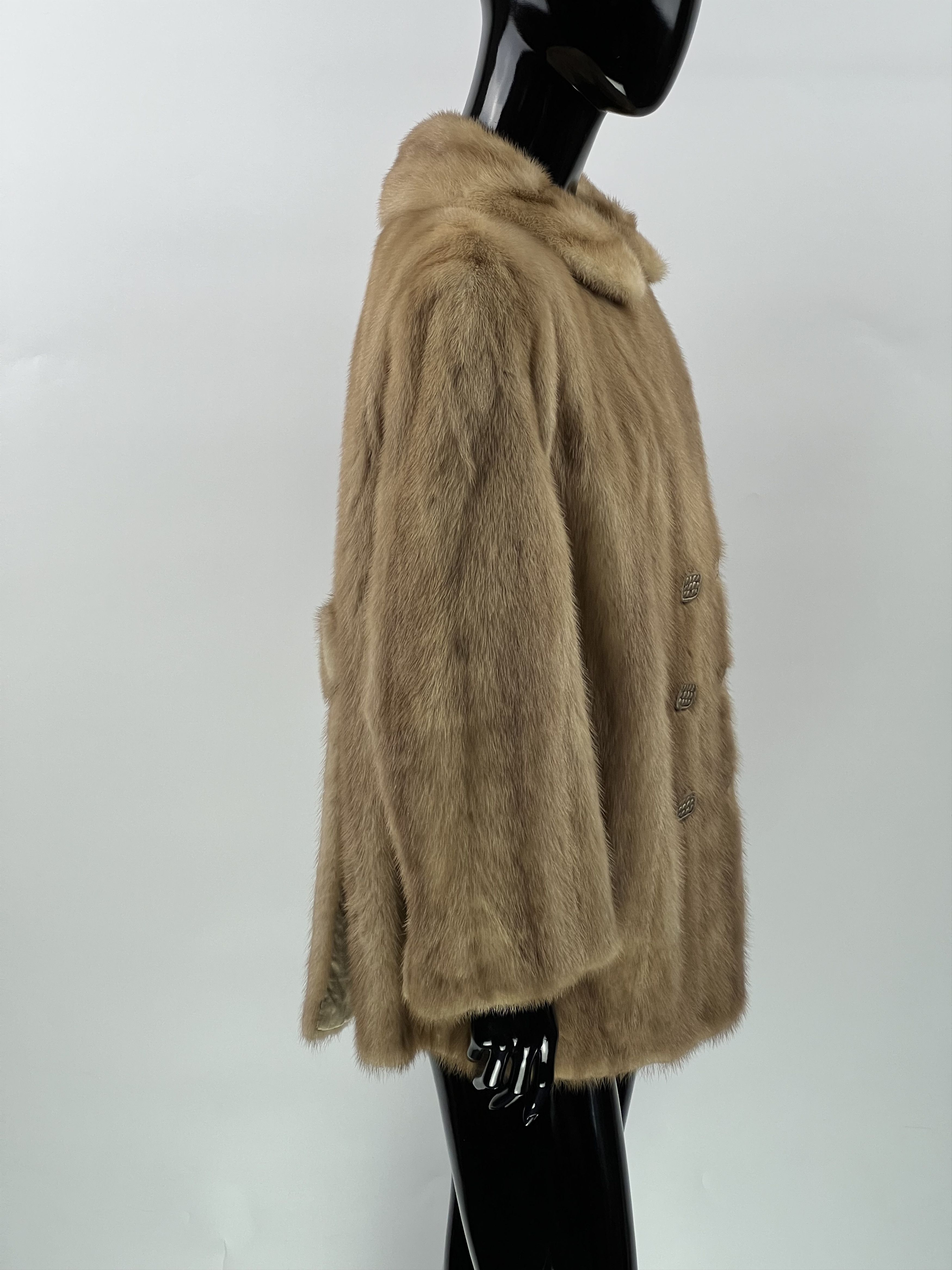 Vintage Real Mink Coat Fur Jacket Size S/M Size S / US 4 / IT 40 - 2 Thumbnail