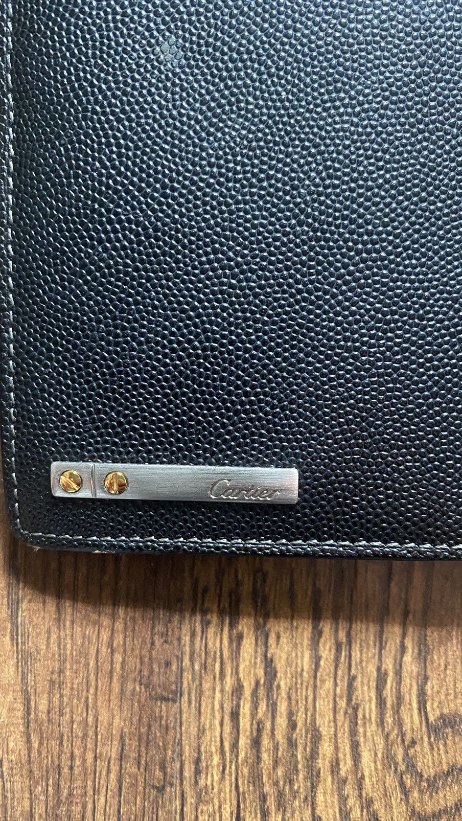 Cartier CARTIER SANTOS DE CARTIER CAVIER BLACK LONG WALLET Size ONE SIZE - 2 Thumbnail
