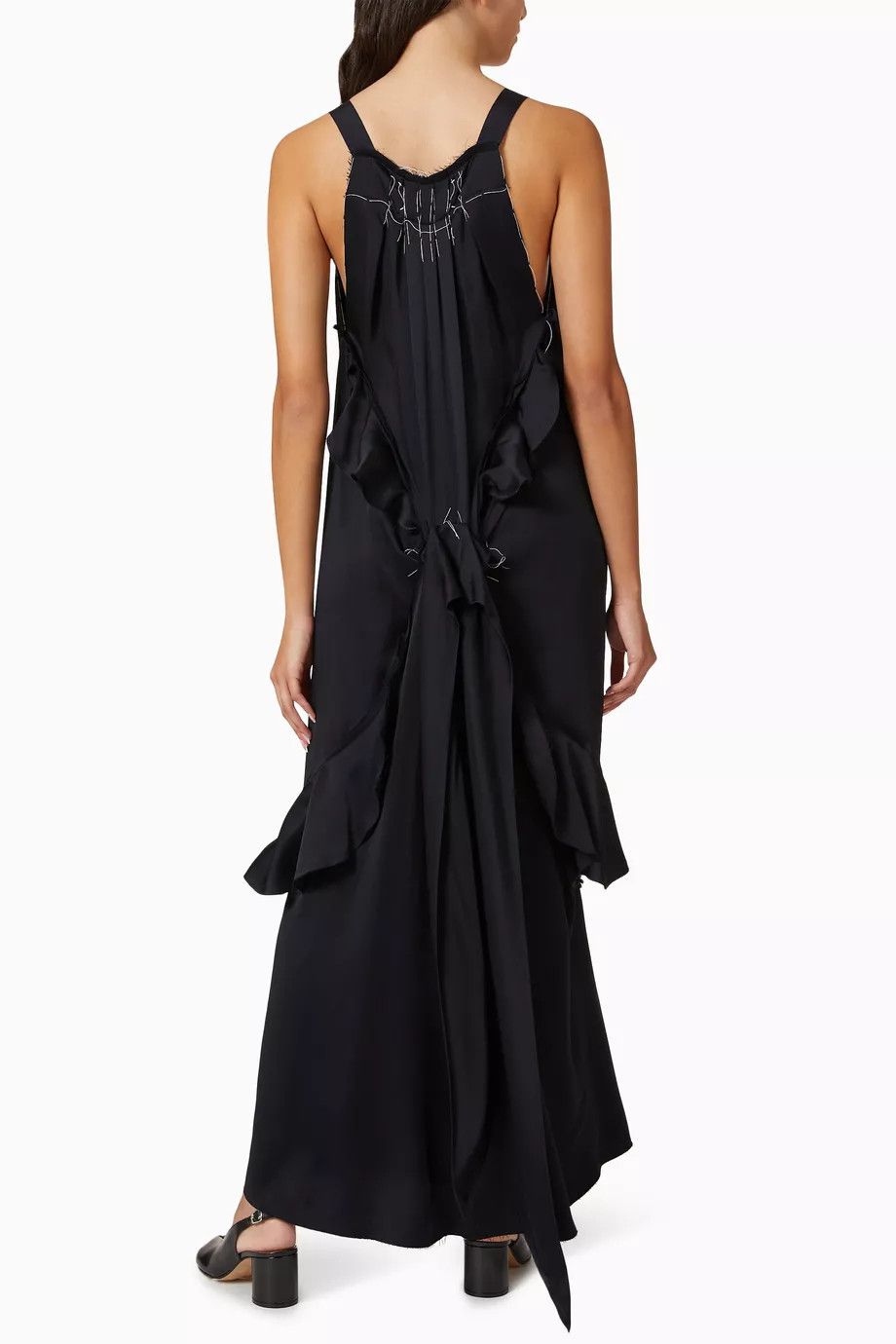 Maison Margiela o1y0625 Maxi Dress in Black Size M / US 6-8 / IT 42-44 - 3 Thumbnail