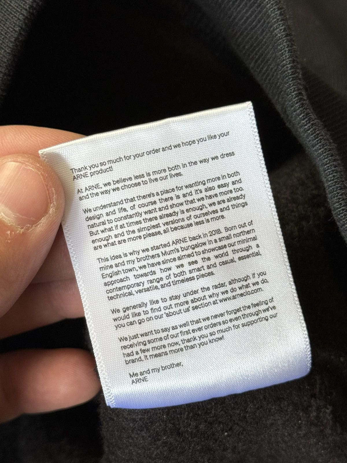 Other Men’s Black Arne Hoodie Size M Size US M / EU 48-50 / 2 - 16 Thumbnail
