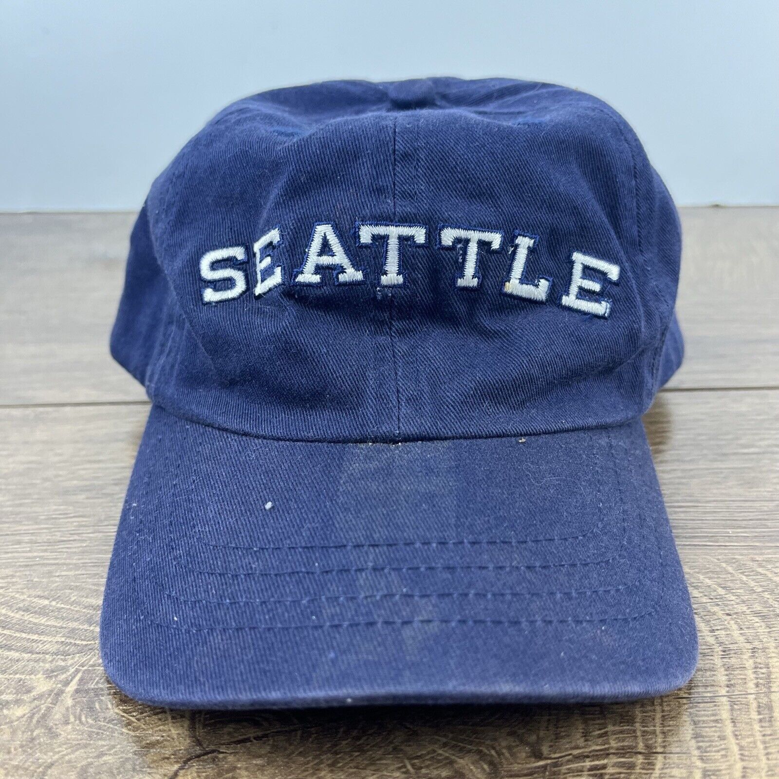 Other Seattle Blue Hat Seattle Seahawaks Blue Adjustable Hat Blue Size ONE SIZE - 5 Thumbnail