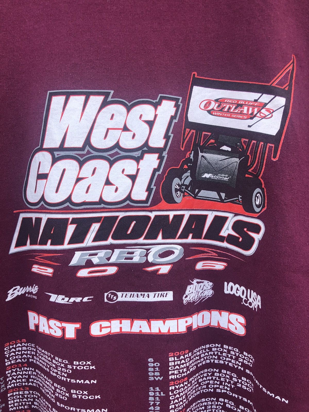 Ford × NASCAR × Vintage 🔥Vintage Y2K🔥Sunfaded West Coast National RBO Baggy Hoodies Size US XXL / EU 58 / 5 - 2 Thumbnail