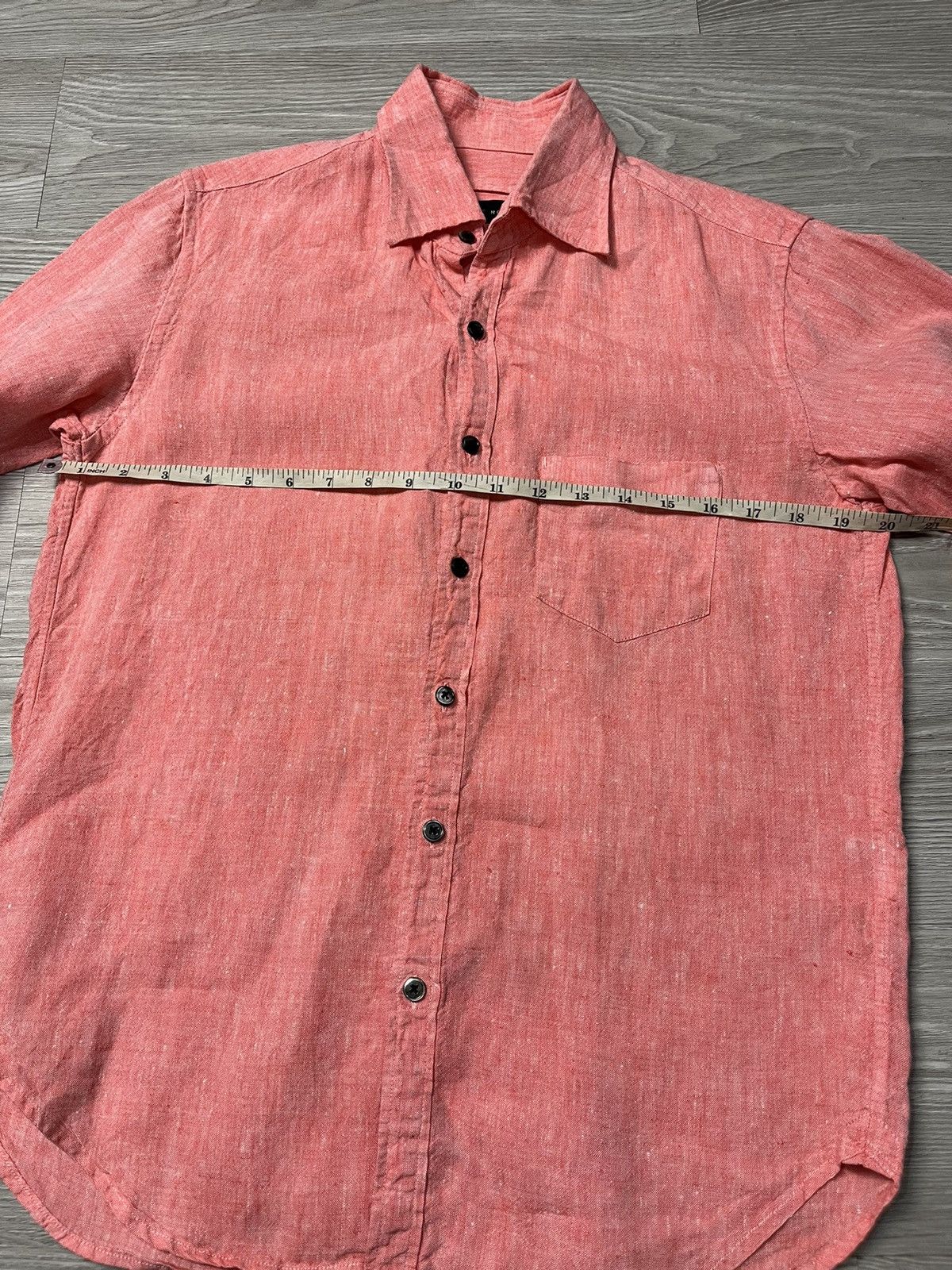Issey Miyake Vintage Tete Homme Linen Shirt Issey Miyake Size US M / EU 48-50 / 2 - 6 Thumbnail