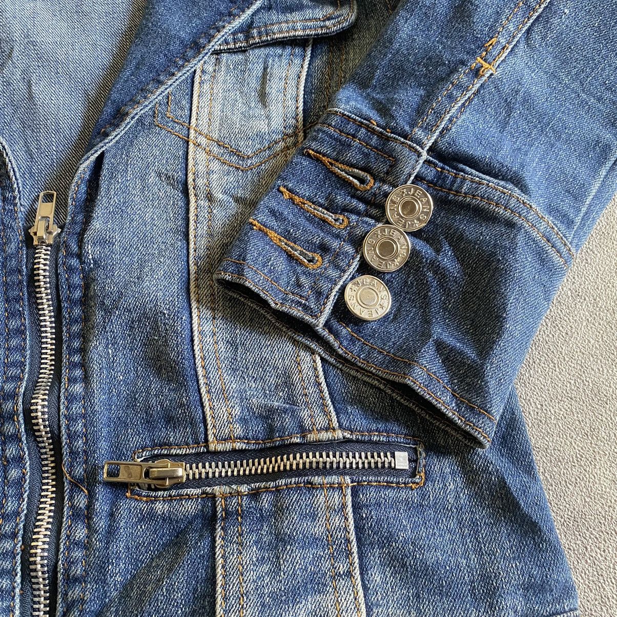 Lip Service Lip Service Washed Denim Jacket Size XS / US 0-2 / IT 36-38 - 4 Thumbnail