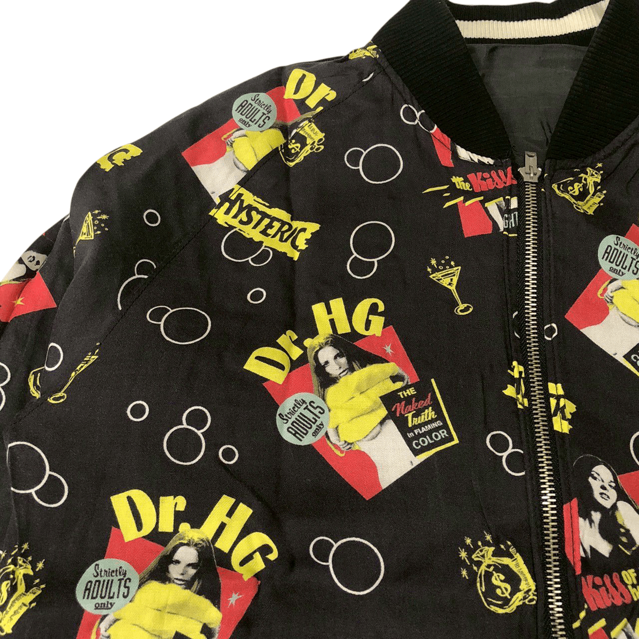Hysteric Glamour Vintage Hysteric Glamour Reversible Bomber Jacket Size US M / EU 48-50 / 2 - 3 Thumbnail