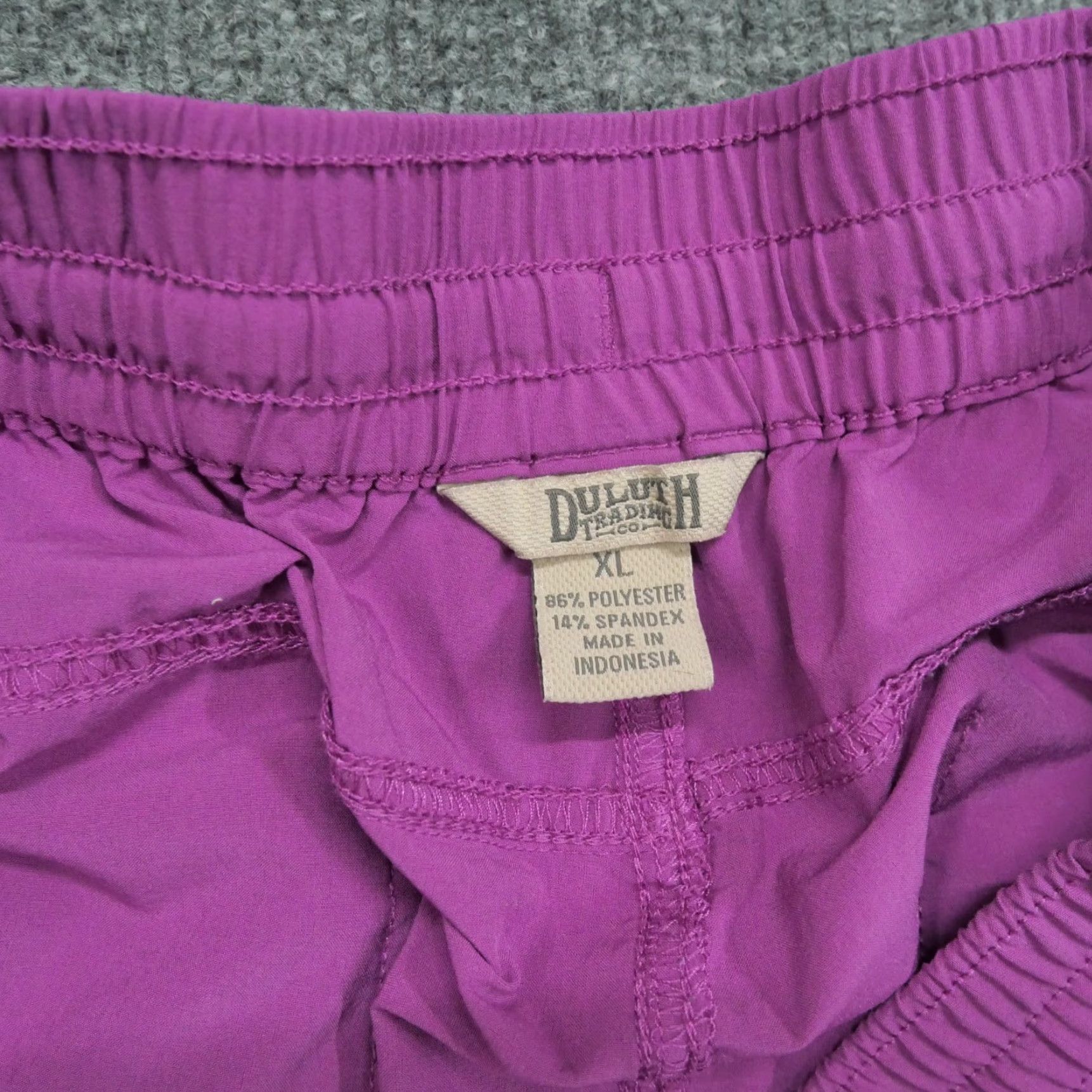 CO Duluth Pants Womens XL Purple Jogger Straight Stretch Lightweight Casual Canvas Size 25" / US 0 / IT 36 - 5 Thumbnail