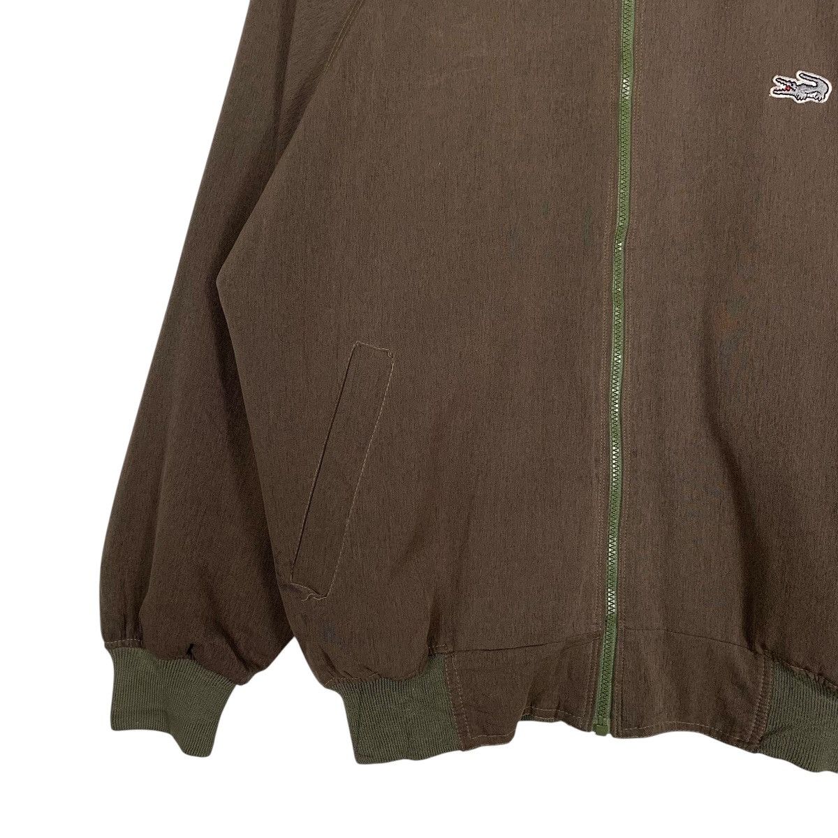 Lacoste Vintage Crocodile Fleece Bomber Jacket Size US M / EU 48-50 / 2 - 3 Thumbnail