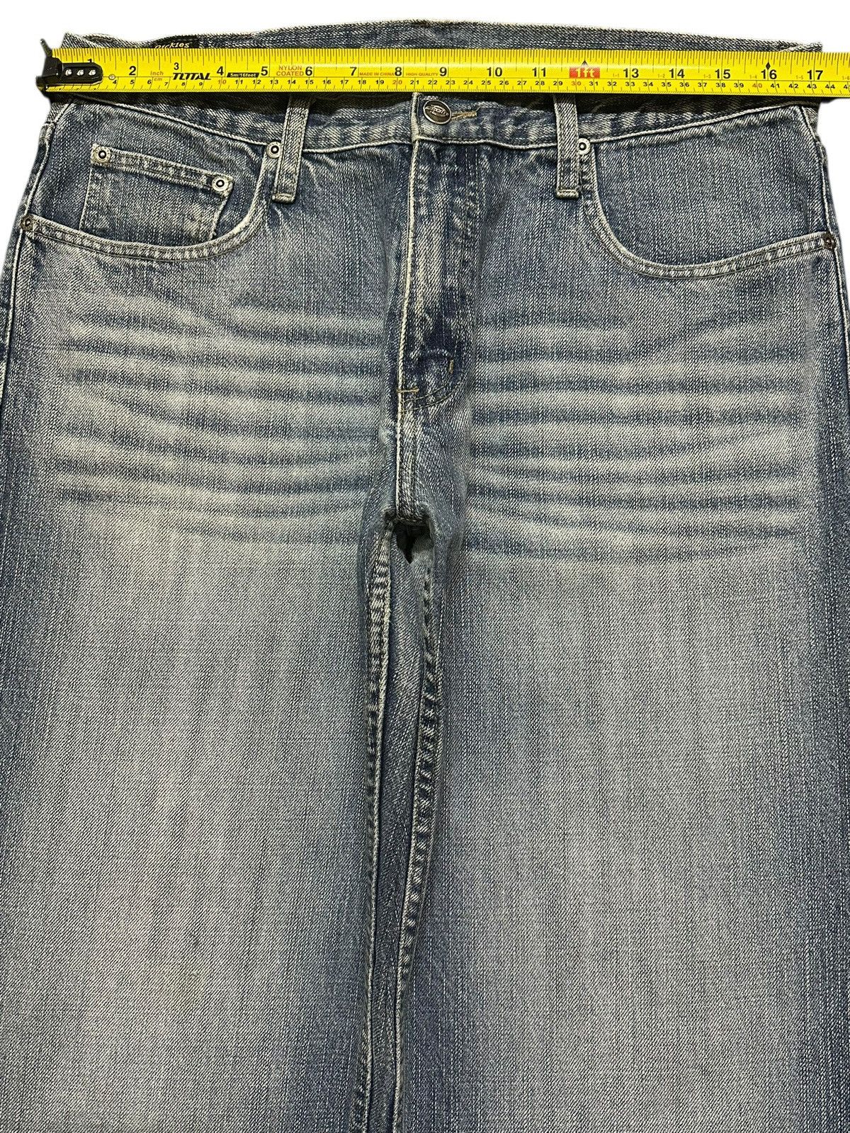 Dickies Vintage Dickies Faded Wash Whiskers Style Wide Leg Baggy Size US 34 / EU 50 - 12 Thumbnail