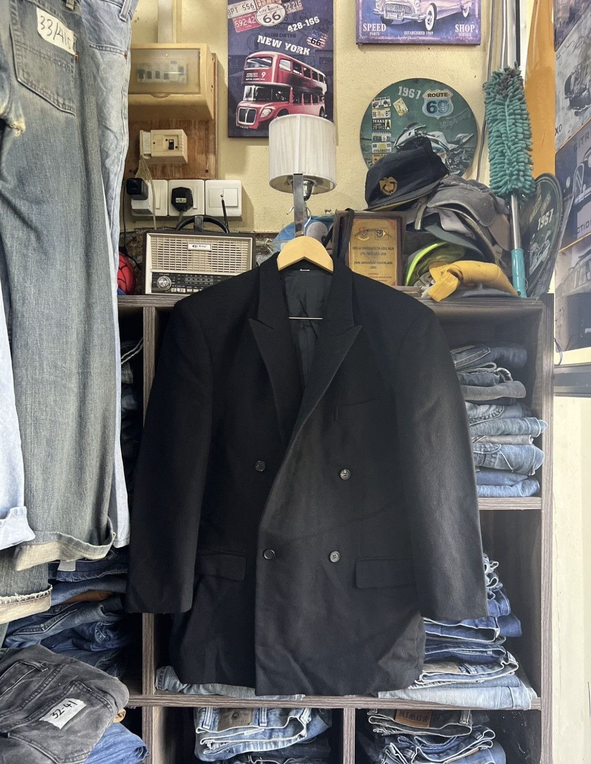 Issey Miyake 🔥Issey Miyake Men Blazer Size 44S - 3 Thumbnail