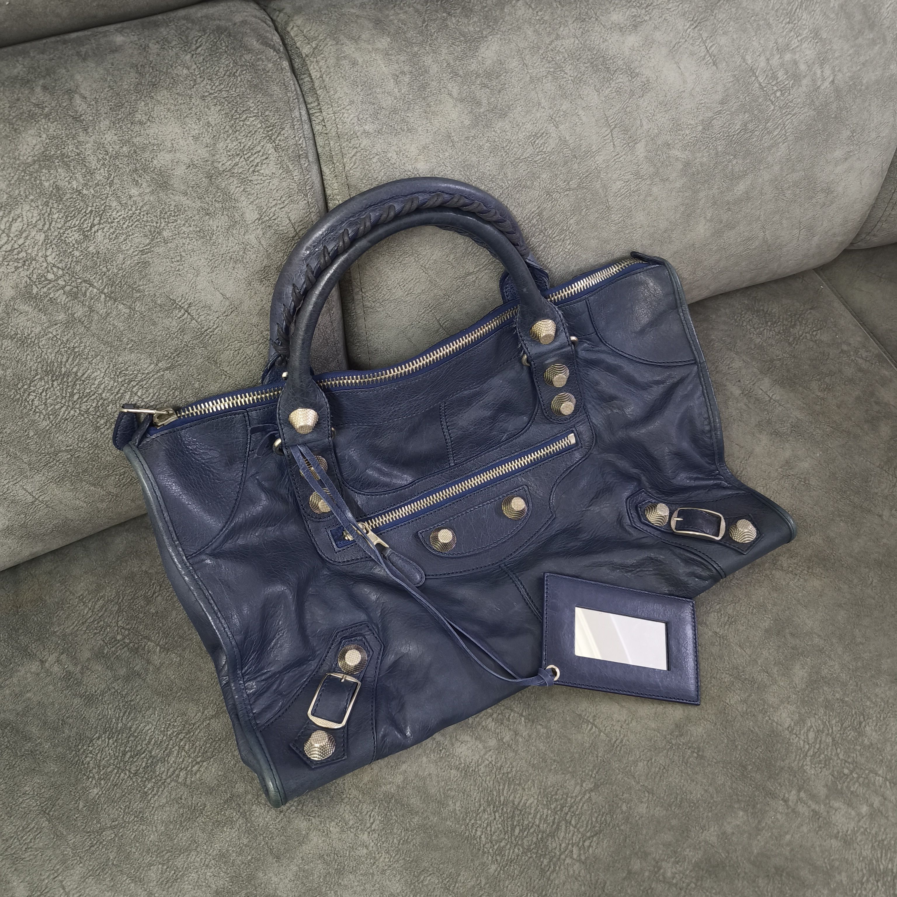 Balenciaga Balenciaga 2000s - Work City Motorcycle Bag Lambskin Size ONE SIZE - 12 Thumbnail