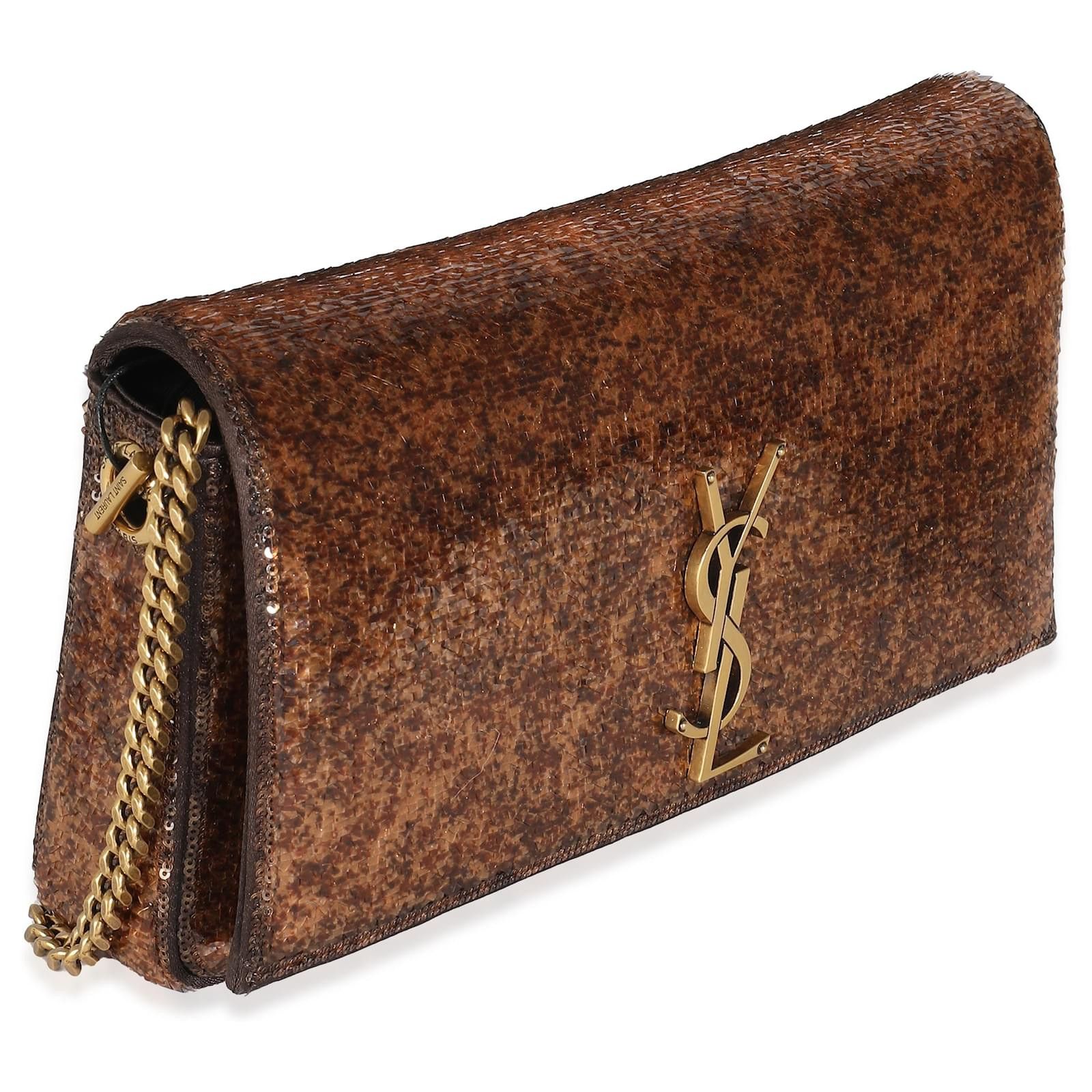 Saint Laurent Paris o1s1wg110925 Size:OS / Shoulder Bag in Brown Size ONE SIZE - 4 Thumbnail