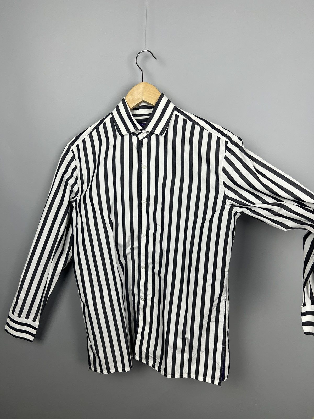 Ralph Lauren Purple Label Ralph Lauren Cotton Shirt stripe Rare Size S / US 4 / IT 40 - 3 Thumbnail