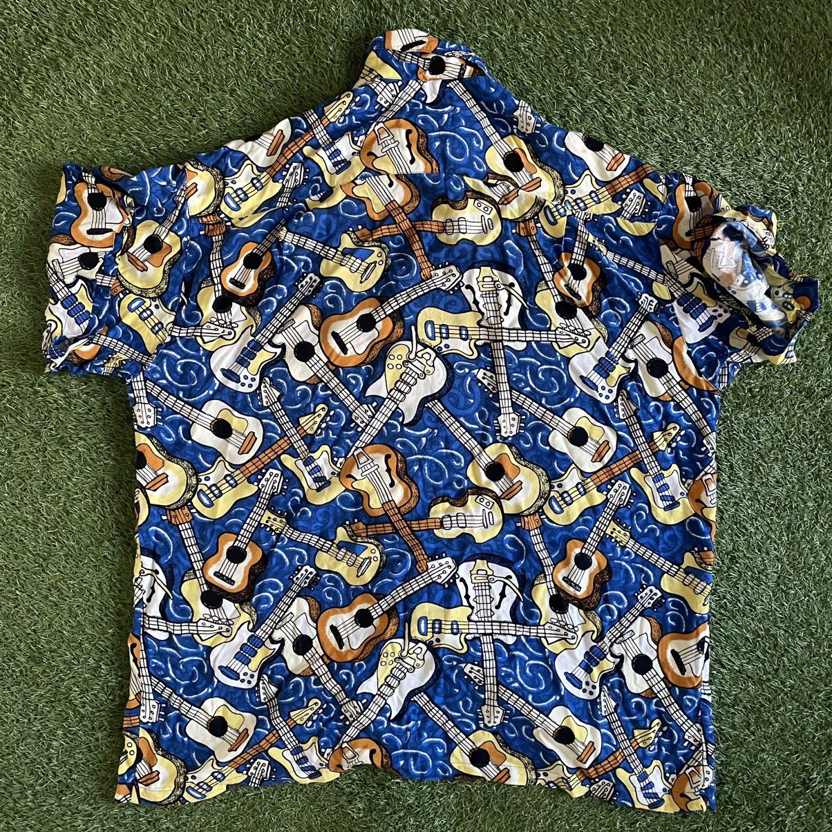 Mambo Vintage Mambo Loud Shirt Button Up Mens L Guitars Oversized Size US L / EU 52-54 / 3 - 2 Thumbnail