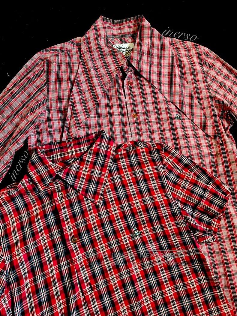 Vivienne Westwood Vivienne Westwood Red Plaid Short Sleeve Shirt. Size US M / EU 48-50 / 2 - 3 Thumbnail