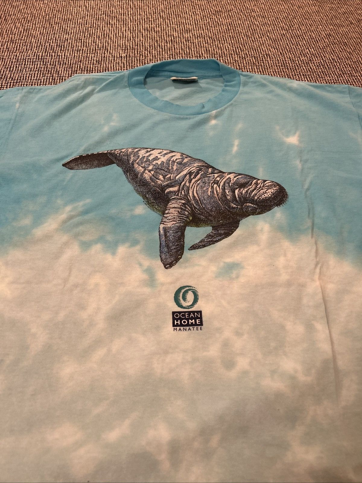 Vintage Vintage Manatee tie dye tshirt Size US XXL / EU 58 / 5 - 3 Thumbnail