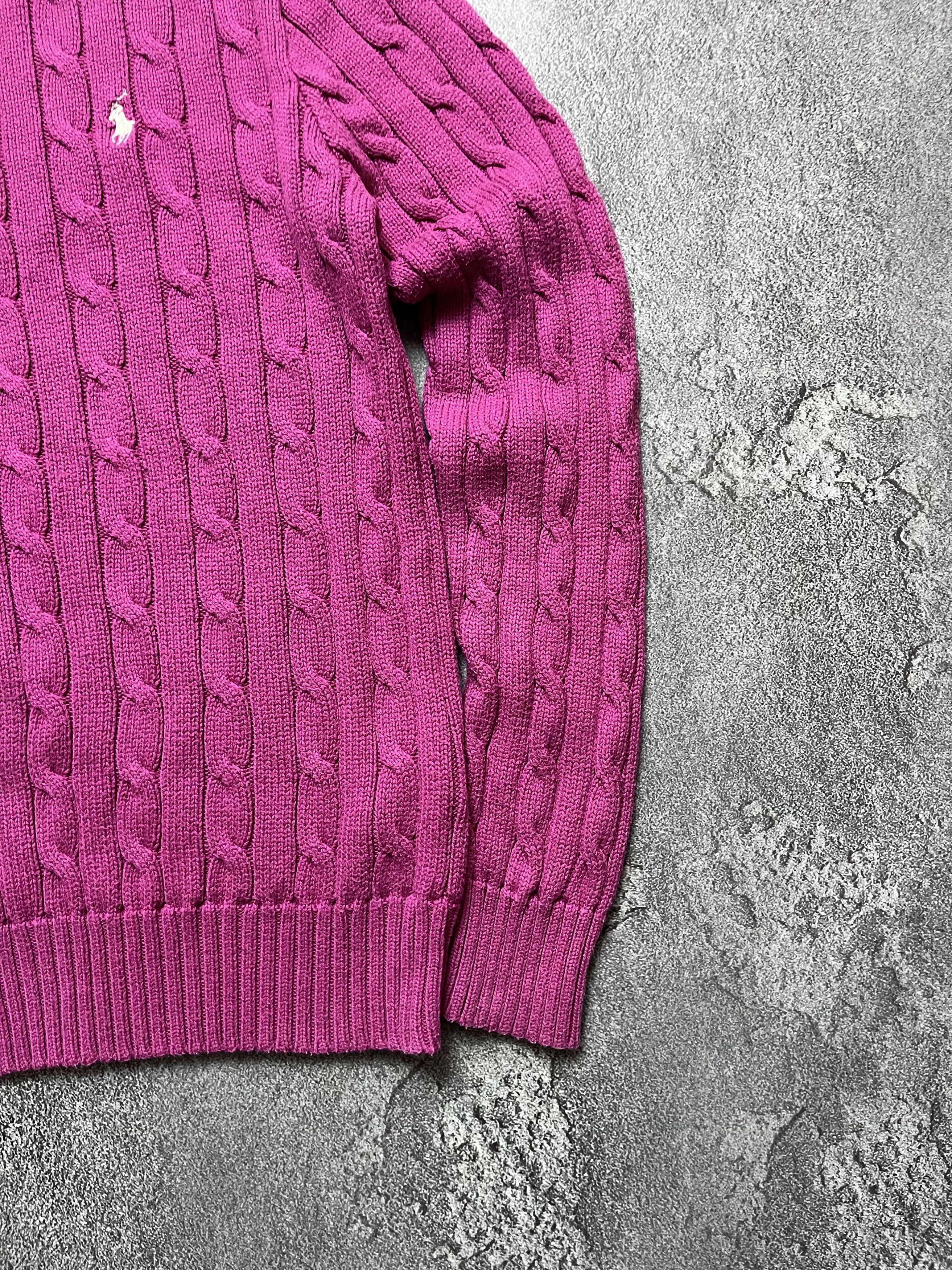 Polo Ralph Lauren Vintage Sweaters Ralph Lauren Cable Knitt Big Pony M Size M / US 6-8 / IT 42-44 - 3 Thumbnail