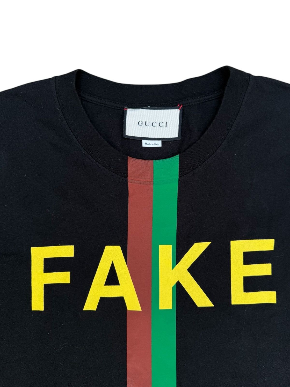 Gucci Gucci not fake t shirt Size US XL / EU 56 / 4 - 4 Thumbnail