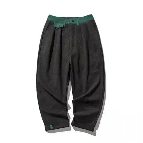 Other 20AW Indigo Union Japan Green Patchwork Straight Leg Pants Size US 33 - 4 Thumbnail