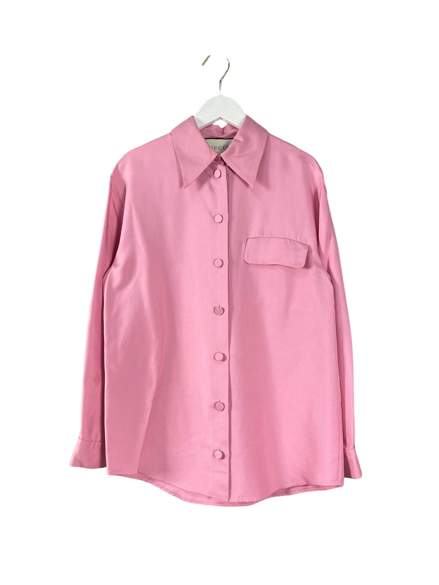 Gucci Gucci Pink Button Up Shirt Size 38 Size XS / US 0-2 / IT 36-38 - 1 Thumbnail