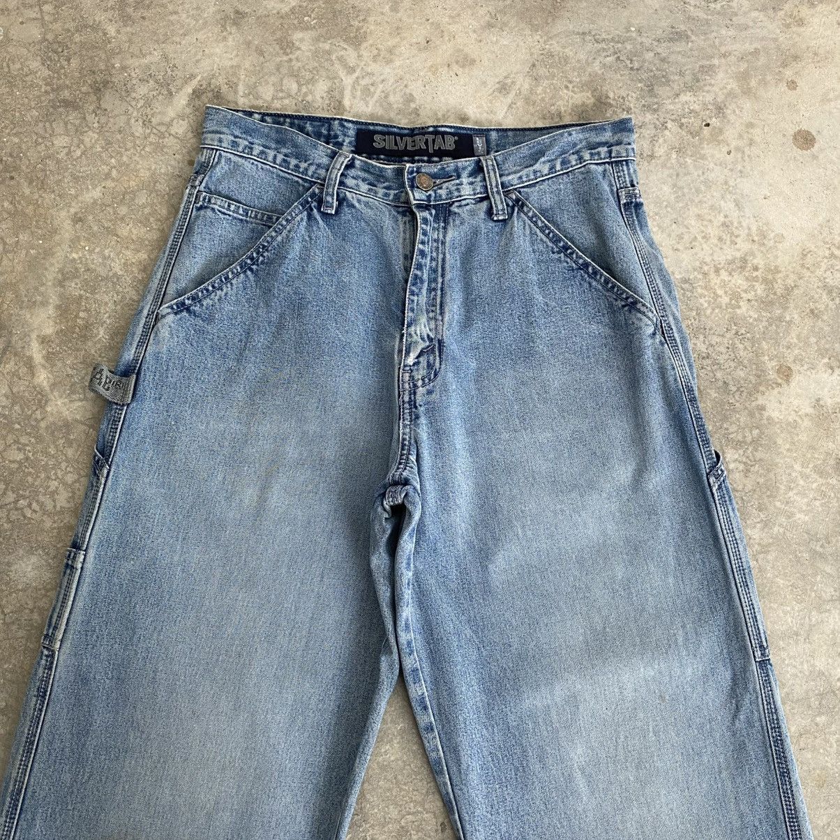 Levi's Vintage 90’s Levis Silvertab Carpenter Work Baggy Jeans Size US 31 - 4 Thumbnail