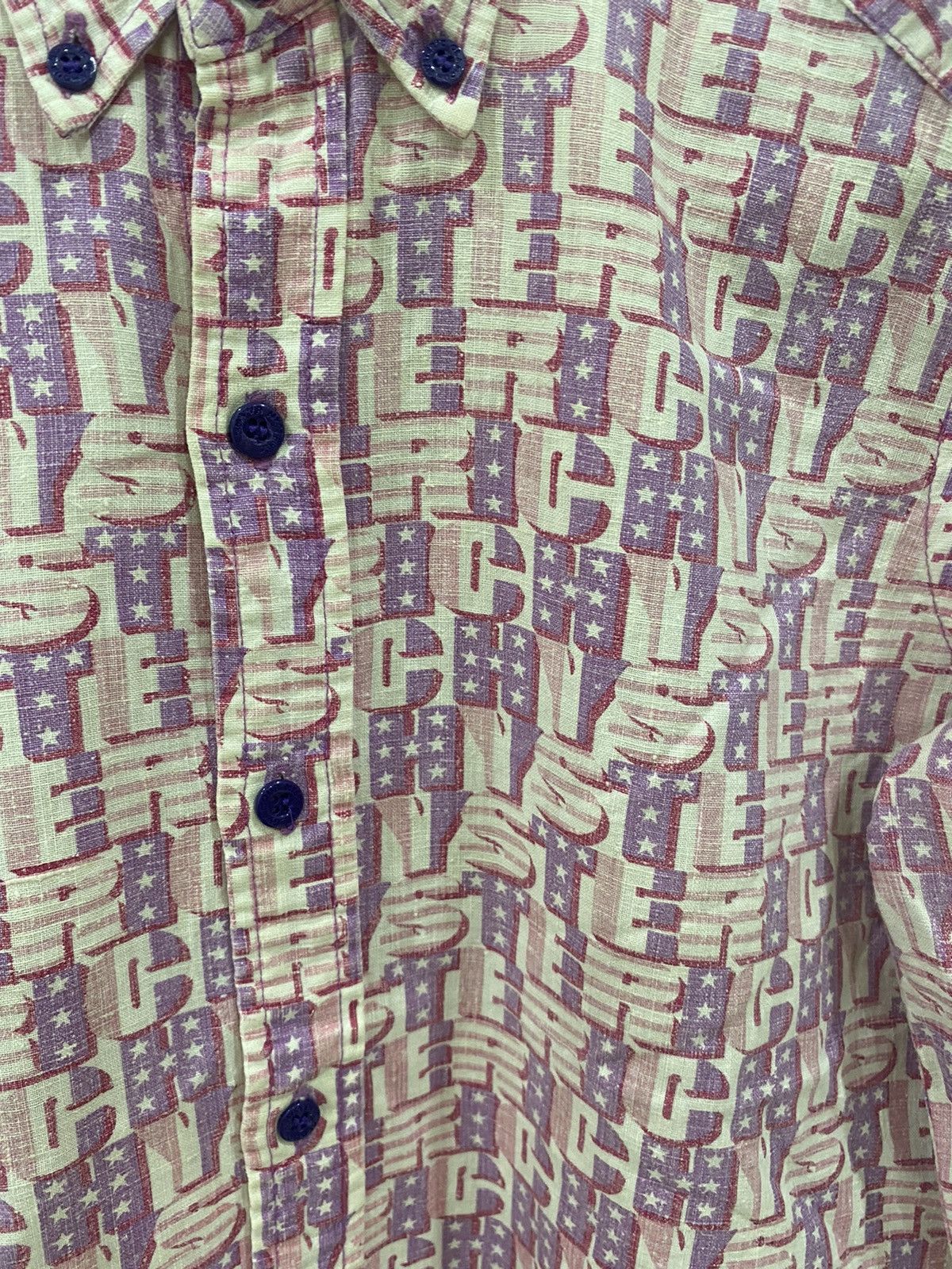 Hysteric Glamour ✅ Vintage HYSTERIC GLAMOUR Fullprint button down Japan shirt Size US S / EU 44-46 / 1 - 3 Thumbnail
