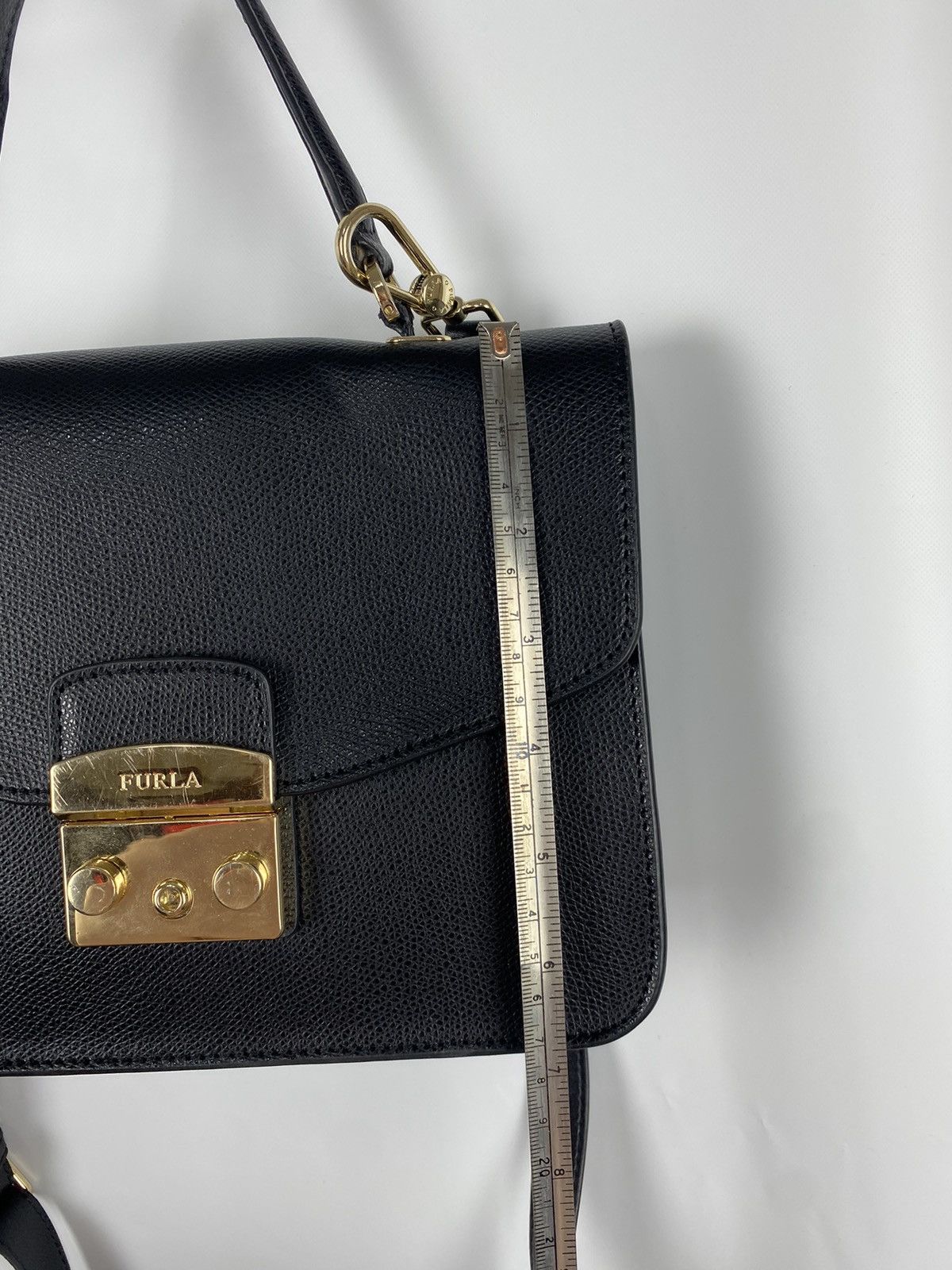 Furla Furla Genuine Leather Metropolis Top Handle Crossbody Bag Size ONE SIZE - 10 Thumbnail