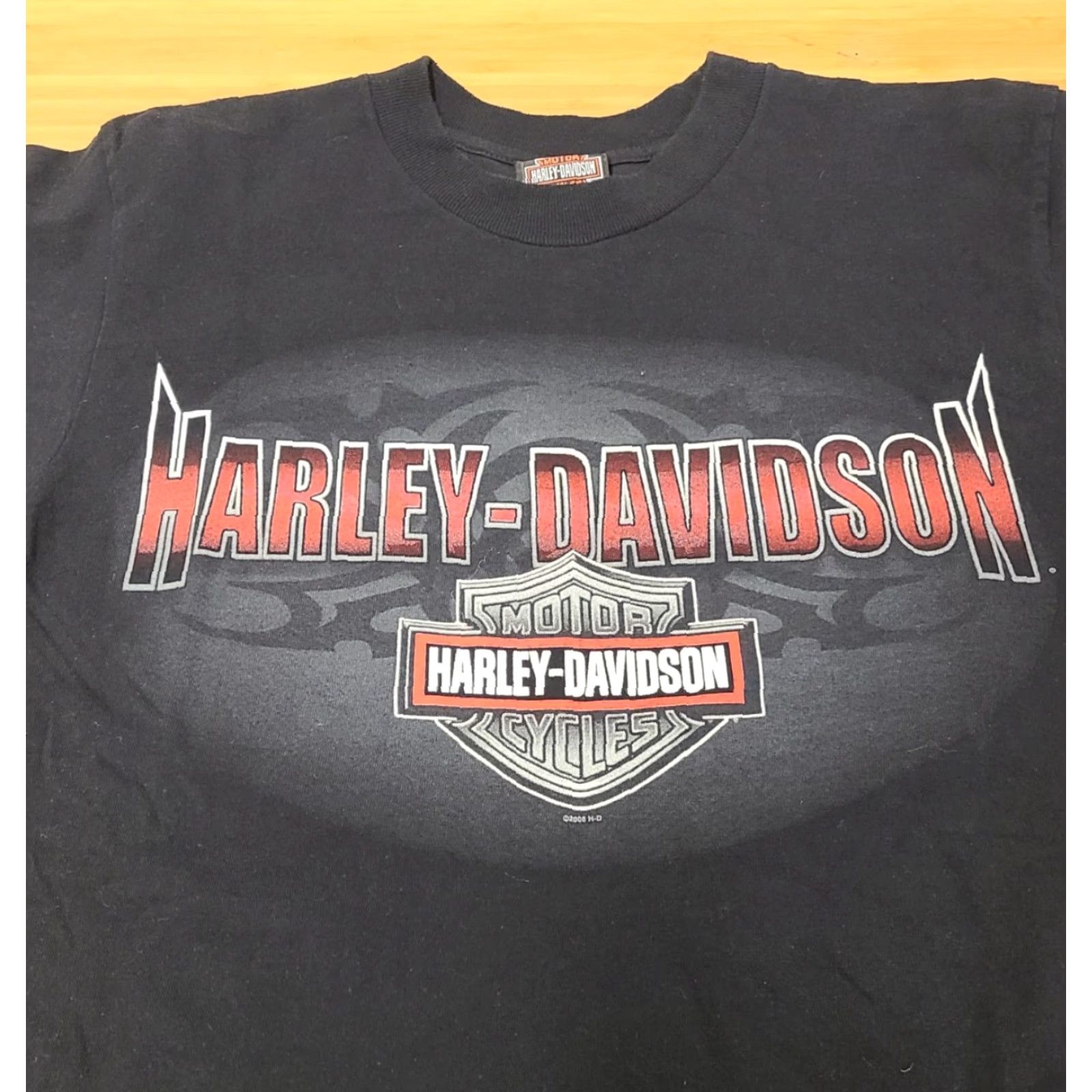 Harley Davidson VINTAGE Harley-Davidson Arrowhead Peoria AZ T-shirt Men M Black Cotton Logo 2006 Arizona Motorcycle Size US M / EU 48-50 / 2 - 2 Thumbnail