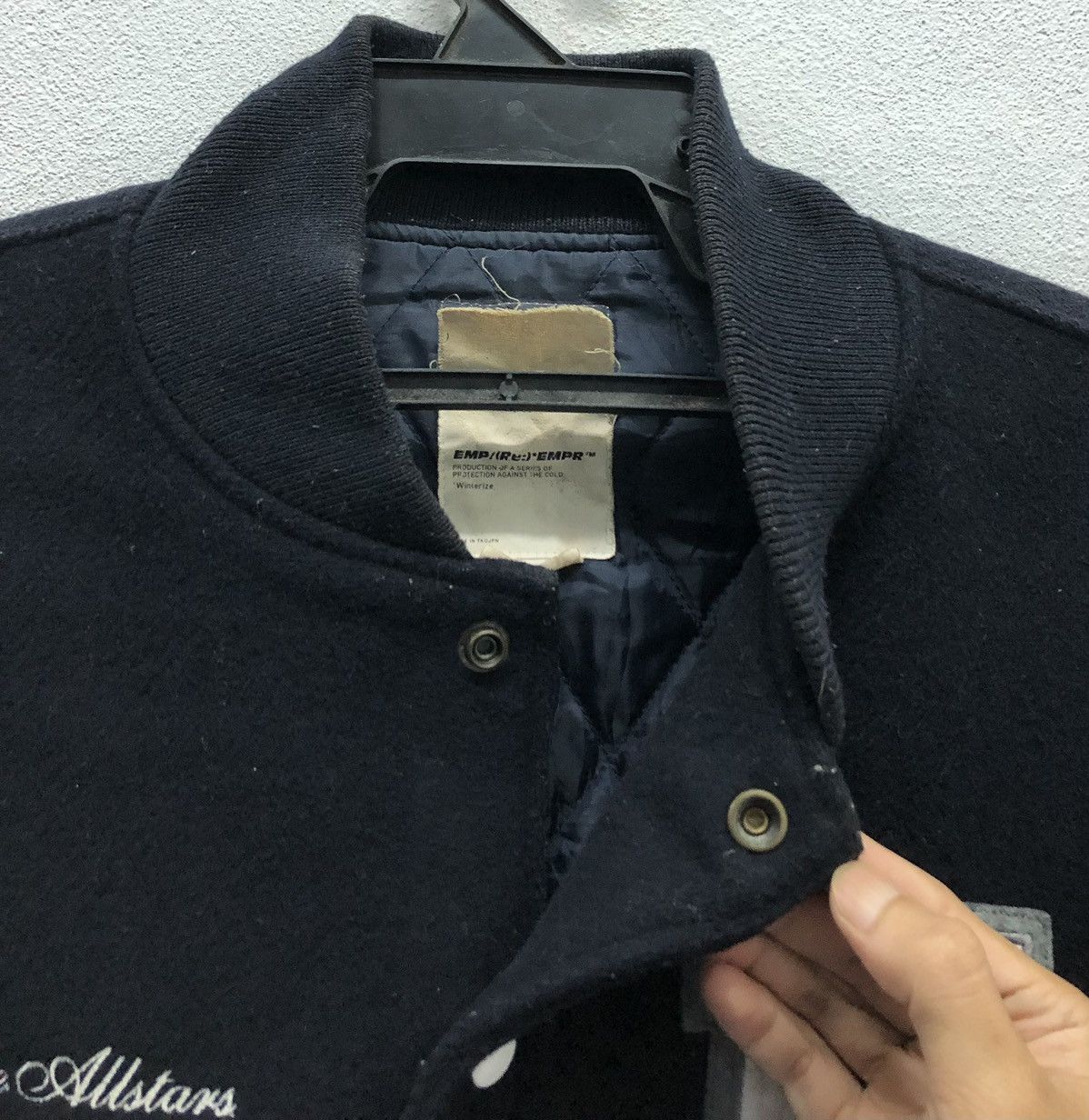Japanese Brand Vintage Empr State Allstar Made In Japan Varsity Jacket Size US L / EU 52-54 / 3 - 7 Thumbnail
