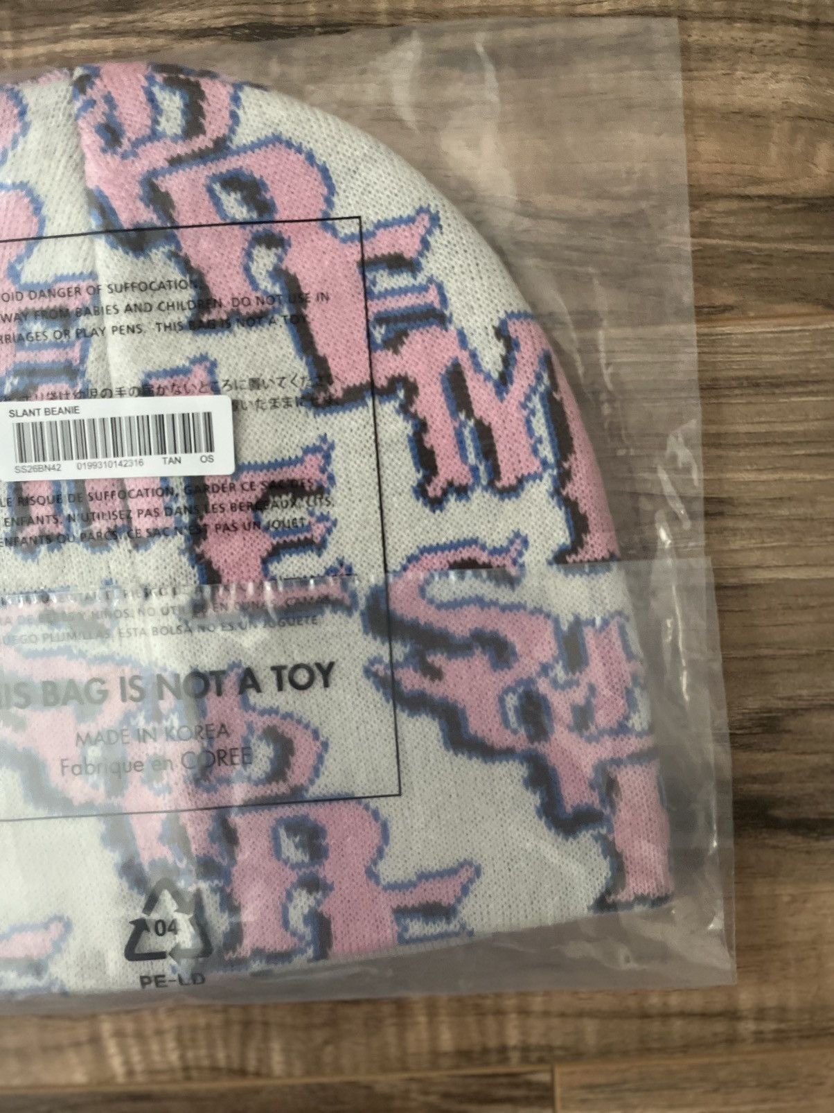 Supreme Supreme Slanted Gothic Outline Beanie Size ONE SIZE - 6 Thumbnail