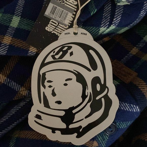 Billionaire Boys Club NWT Billionaire Boys Club Plaid Button Down Blue Shirt (M) Size US M / EU 48-50 / 2 - 8 Thumbnail