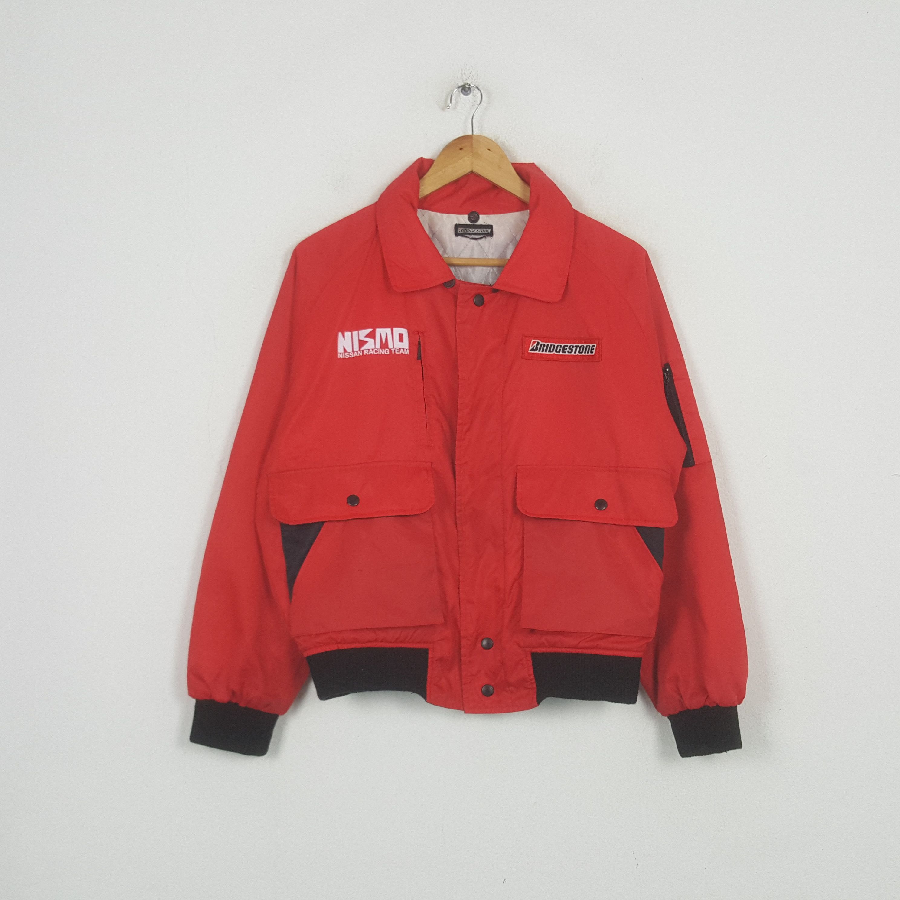 Nissan Vintage Bridgestone Nismo Nissan Racing Jacket C300N23 Size US L / EU 52-54 / 3 - 3 Thumbnail