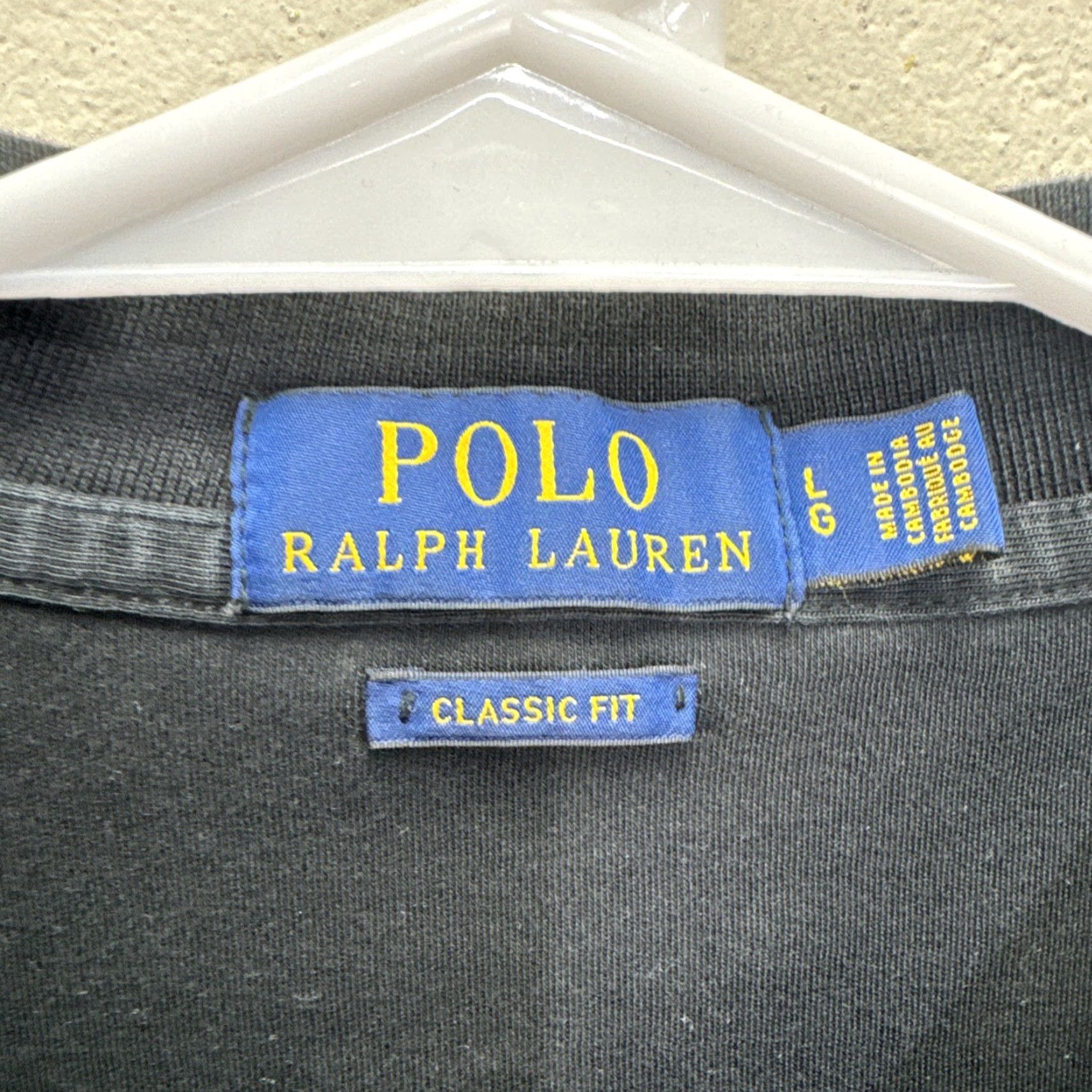 Polo Ralph Lauren VINTAGE Polo Ralph Lauren Polo Shirt Men Large Black Cotton Short Sleeve Casual Summer Size US L / EU 52-54 / 3 - 2 Thumbnail