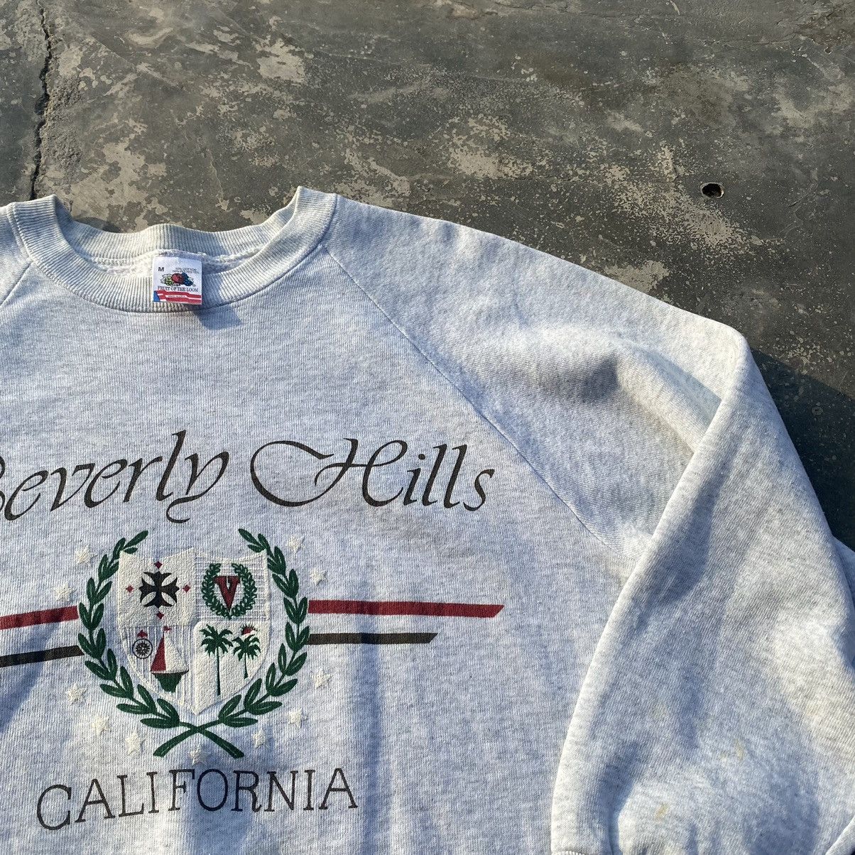 Vintage 90s Beverly Hills California sweatshirt SGW005 Size US M / EU 48-50 / 2 - 3 Thumbnail