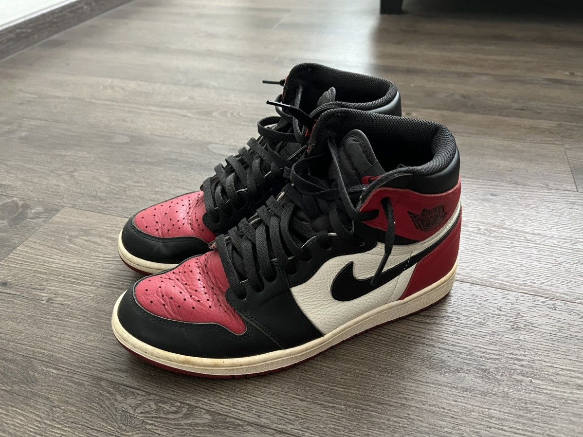 Jordan Brand × Nike Jordan 1 Retro High Bred Toe Size US 10 / EU 43 - 1 Thumbnail