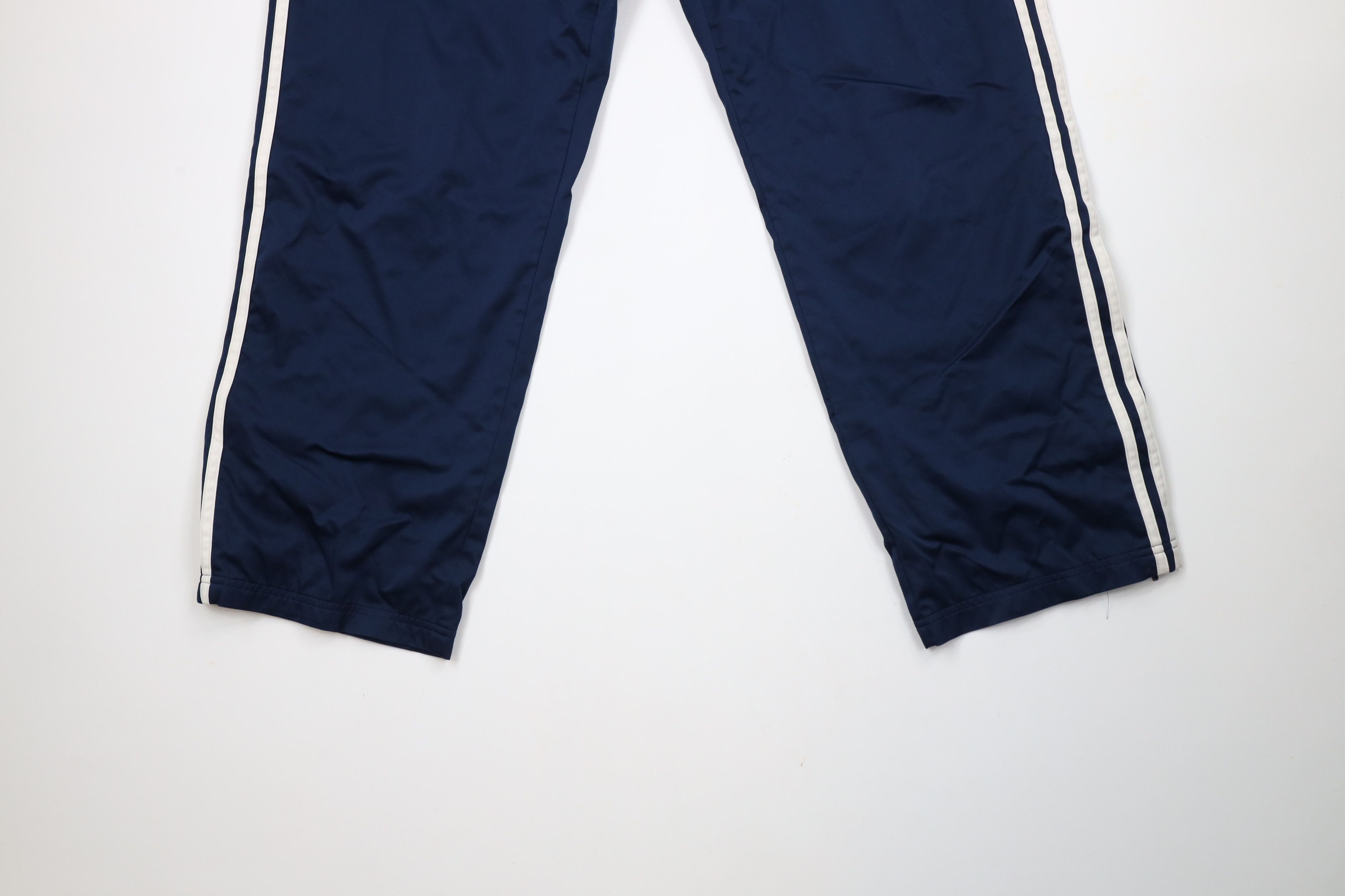 Adidas × Vintage Vintage Y2K Adidas Striped Lined Wide Leg Windbreaker Pants Size US 40 / EU 56 - 4 Thumbnail