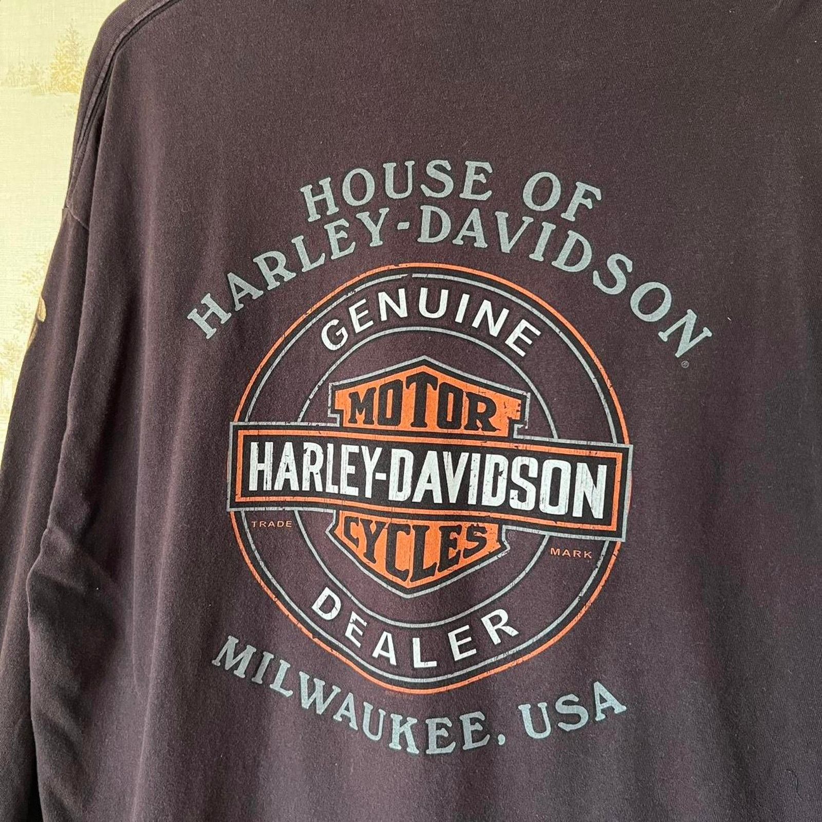Harley Davidson Y2K Harley Davidson Skeleton L/S Shirt | Milwaukee | Size XL Size US XL / EU 56 / 4 - 8 Thumbnail