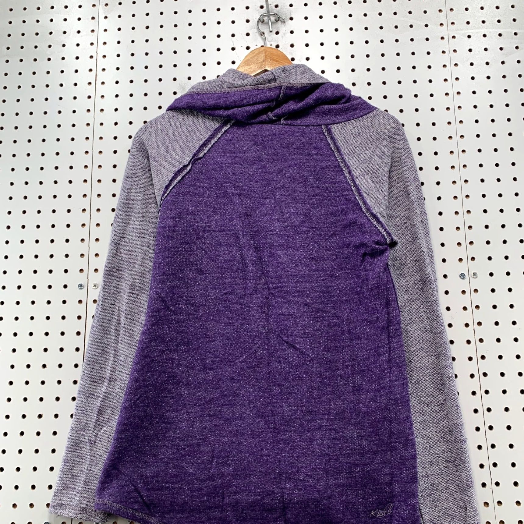 Vintage Kuhl Nova Pullover Cowl Neck Sweater Purple Womens Medium Lightweight Knit Size M / US 6-8 / IT 42-44 - 7 Thumbnail