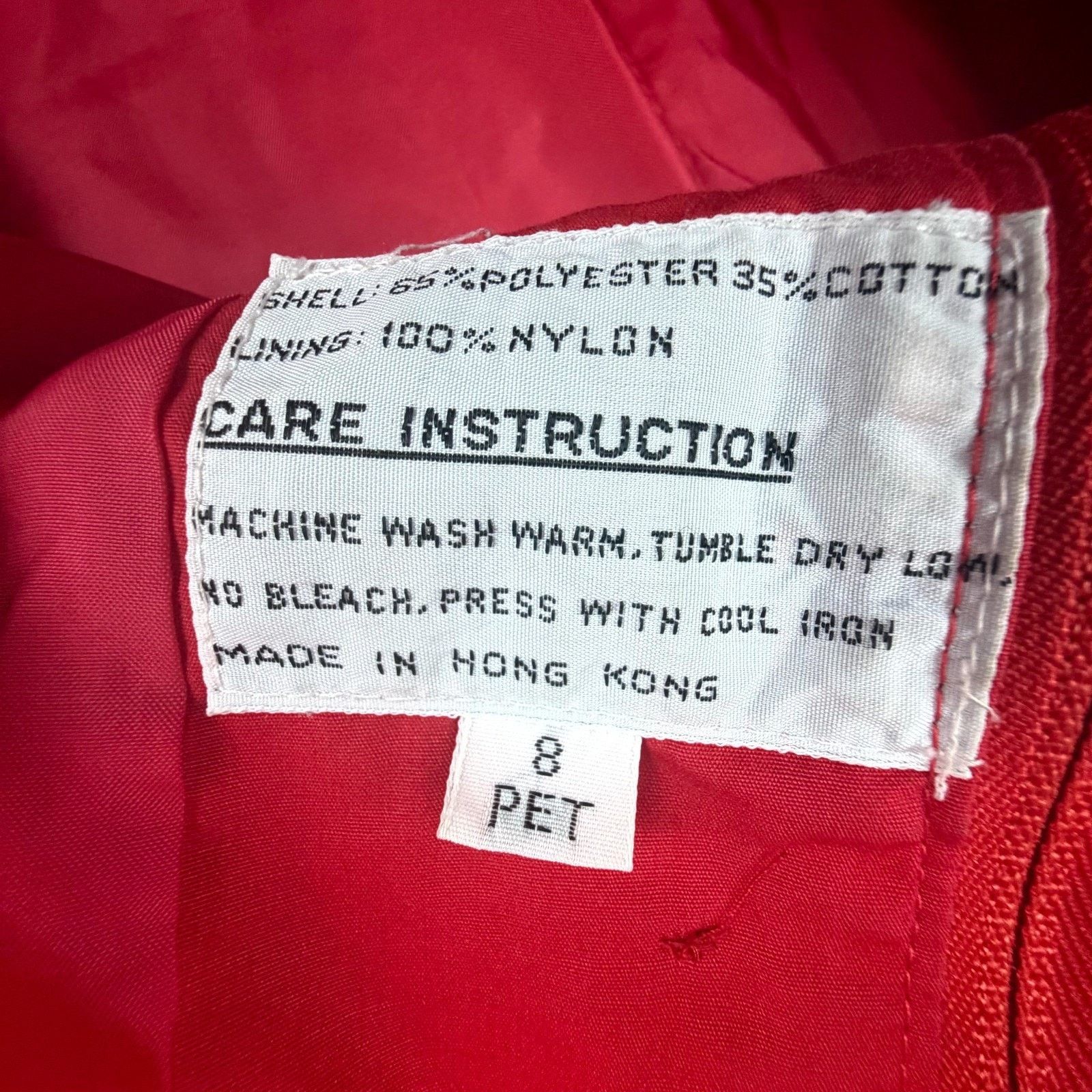 Nordstrom VTG Nordstrom Town Square Jacket 8 P Red Parisian Coastal Size M / US 6-8 / IT 42-44 - 6 Thumbnail