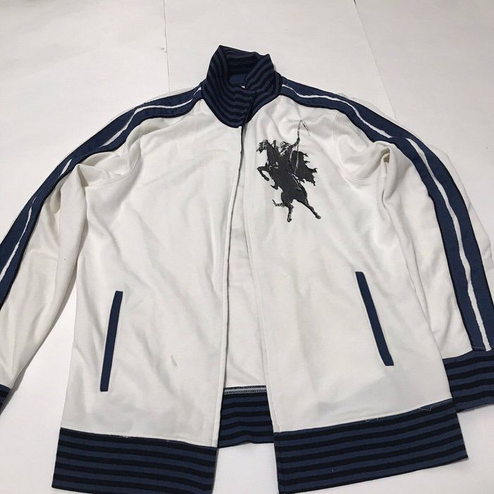 American Rag American Rag Jacket Men's L White Full Zip Grim Reaper ...