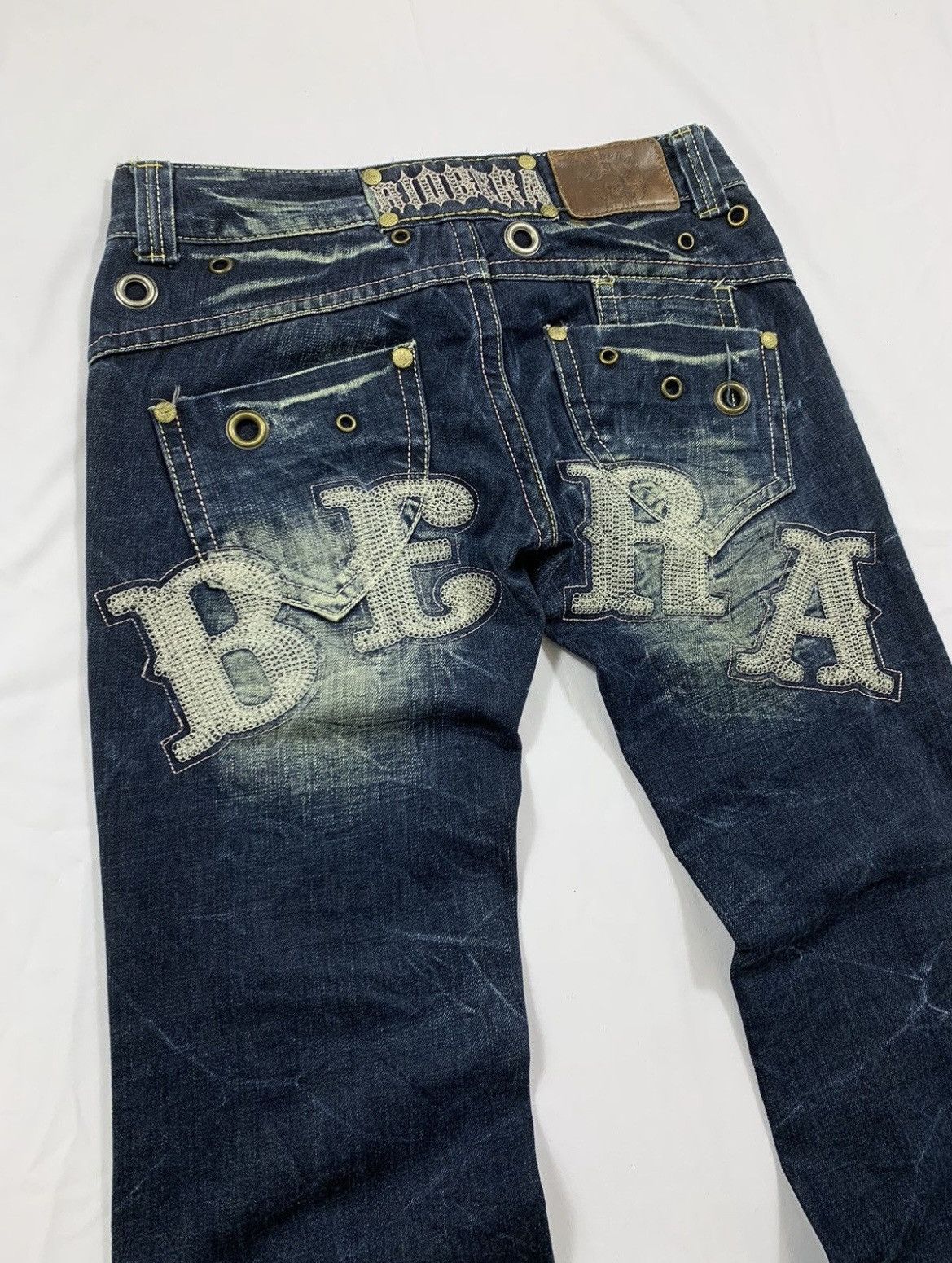 Japanese Brand Sick Flared Japanese Riobera Jeans Lgb tornado Ifsix style Size US 29 - 6 Thumbnail