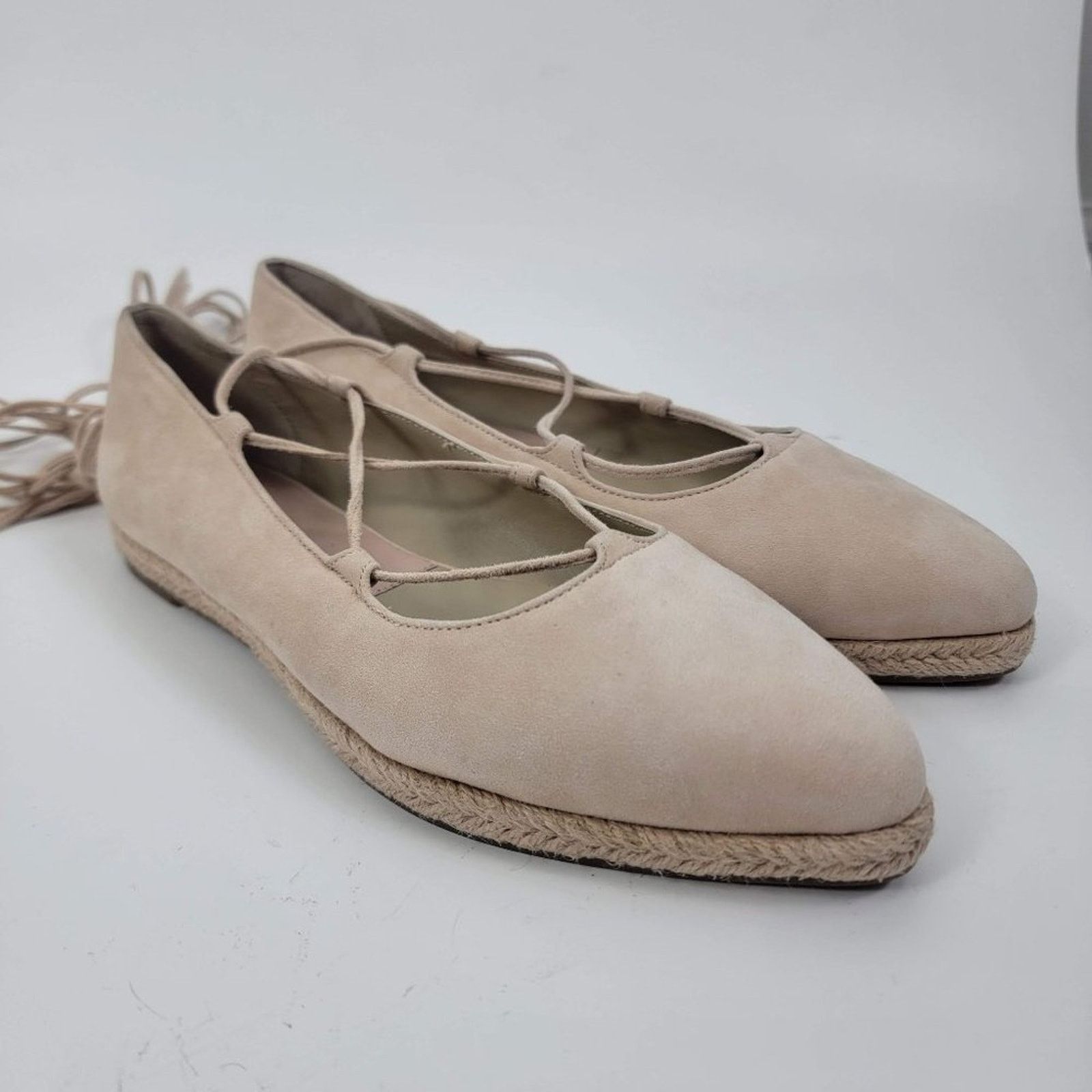Michael Kors NEW Michael Kors collection cadence leather flats ankle wrap Size US 8 / IT 38 - 3 Thumbnail