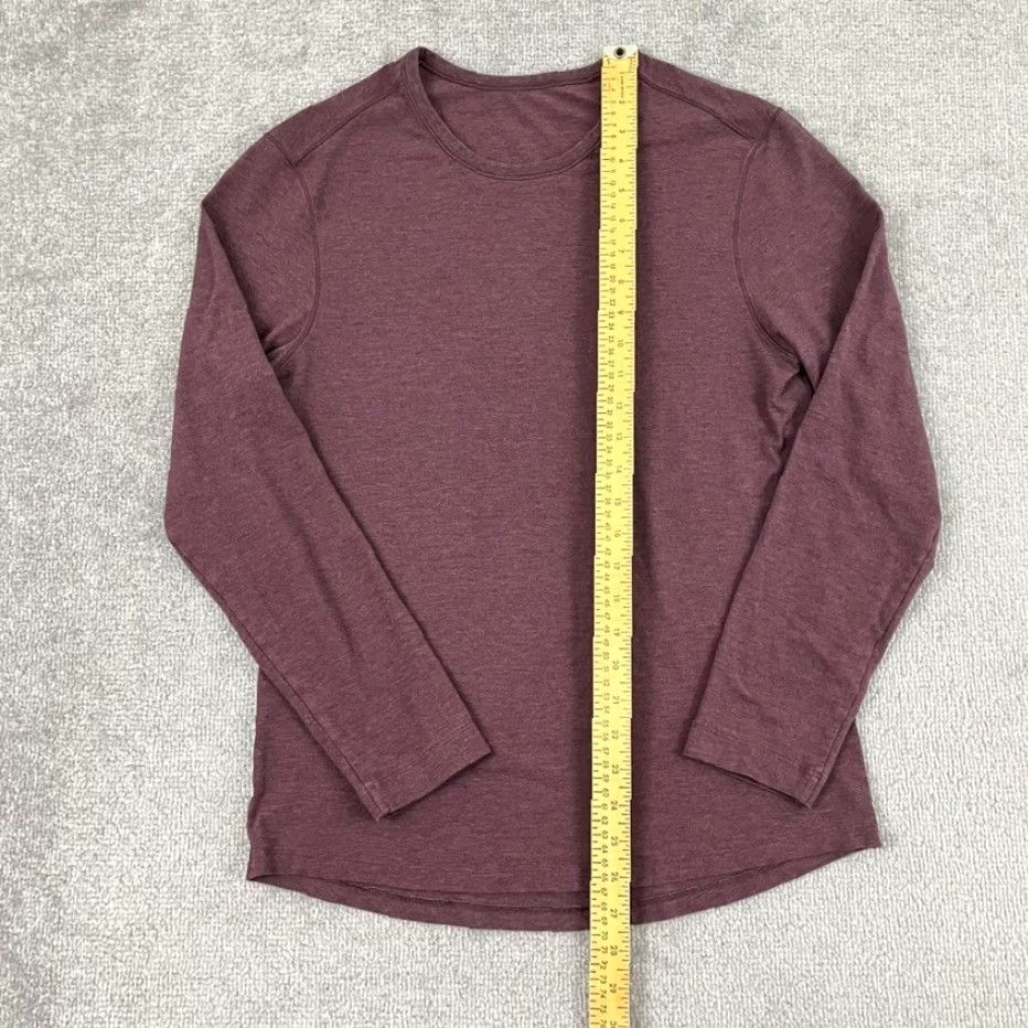 Lululemon Lululemon Shirt Women Regular Size 8 Light Maroon Red Long Sleeve Crewneck Athleisure Nike? Size M / US 6-8 / IT 42-44 - 4 Thumbnail