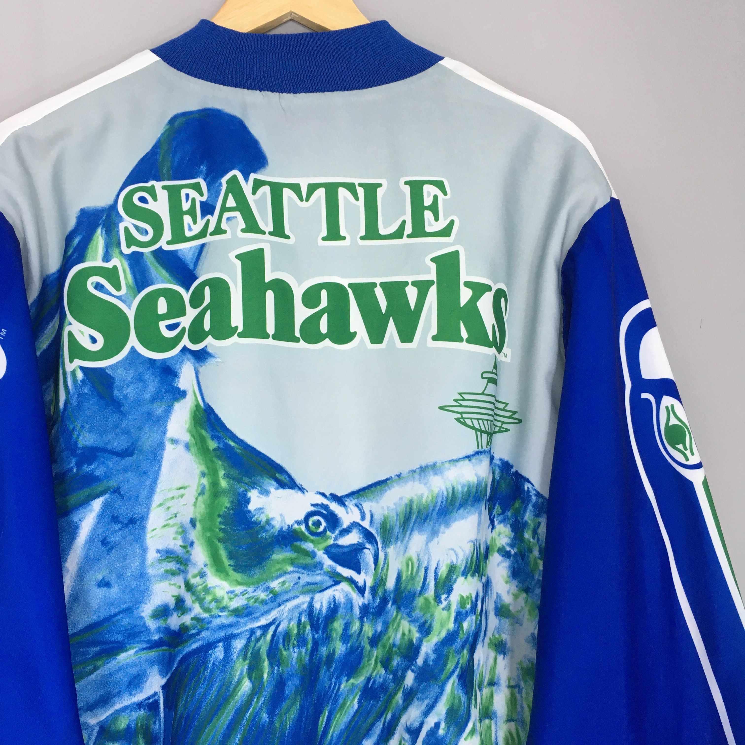 Vintage Seattle top Seahawks Chalkline Jacket L