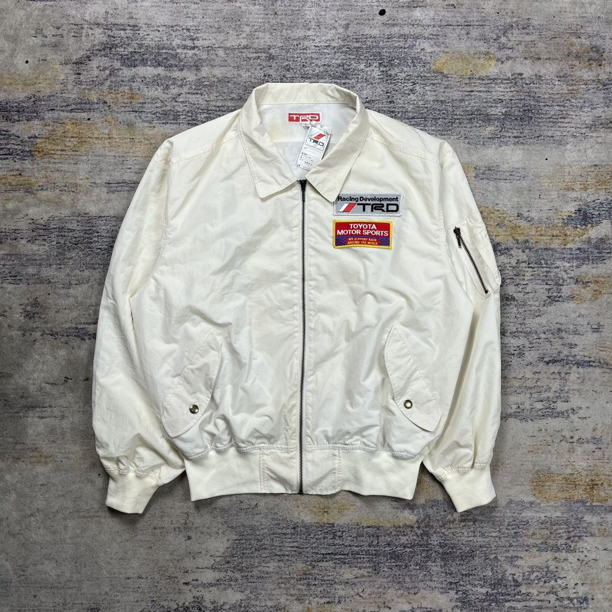 Japanese Brand × Sports Specialties Vintage 90s Trd Toyota racing development bomber jacket Size US L / EU 52-54 / 3 - 1 Thumbnail