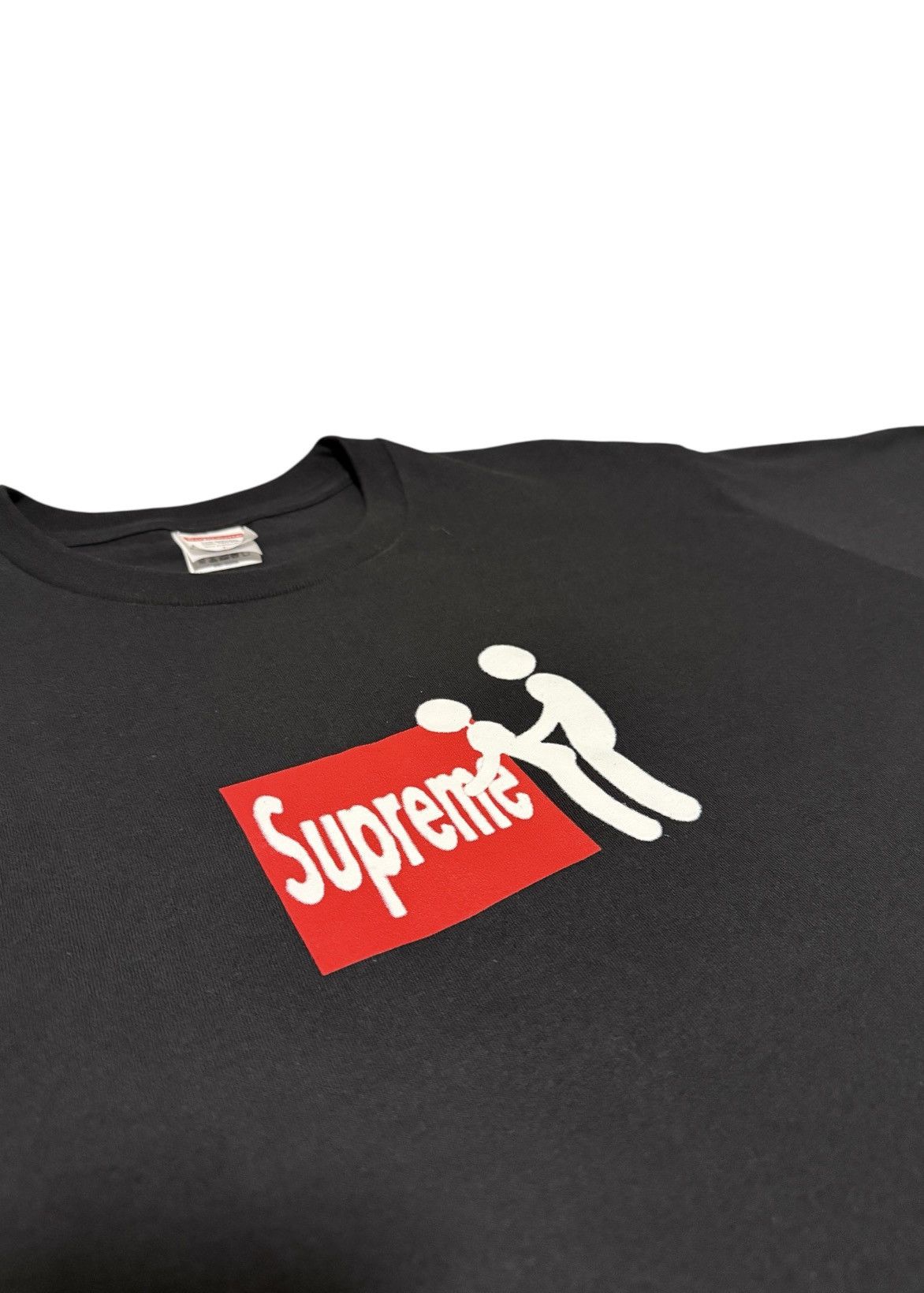 Supreme Supreme Stick Tee Black Size US L / EU 52-54 / 3 - 3 Thumbnail