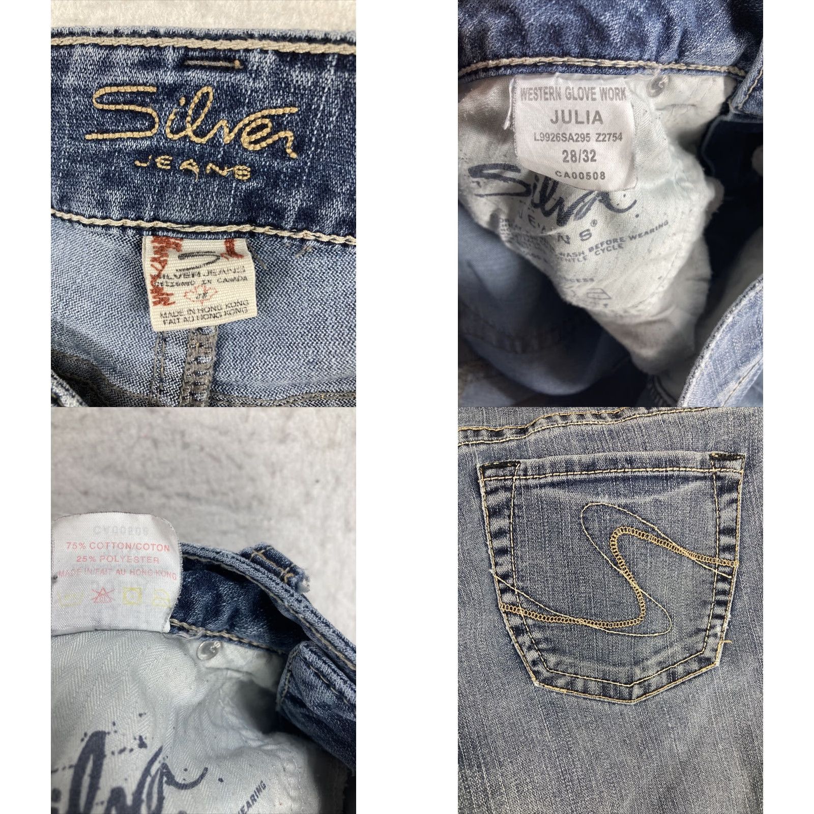 Silver Jeans Co. Silver Jeans Julia Bootcut Blue Women's Jeans Size 28 Size 28" / US 6 / IT 42 - 8 Thumbnail