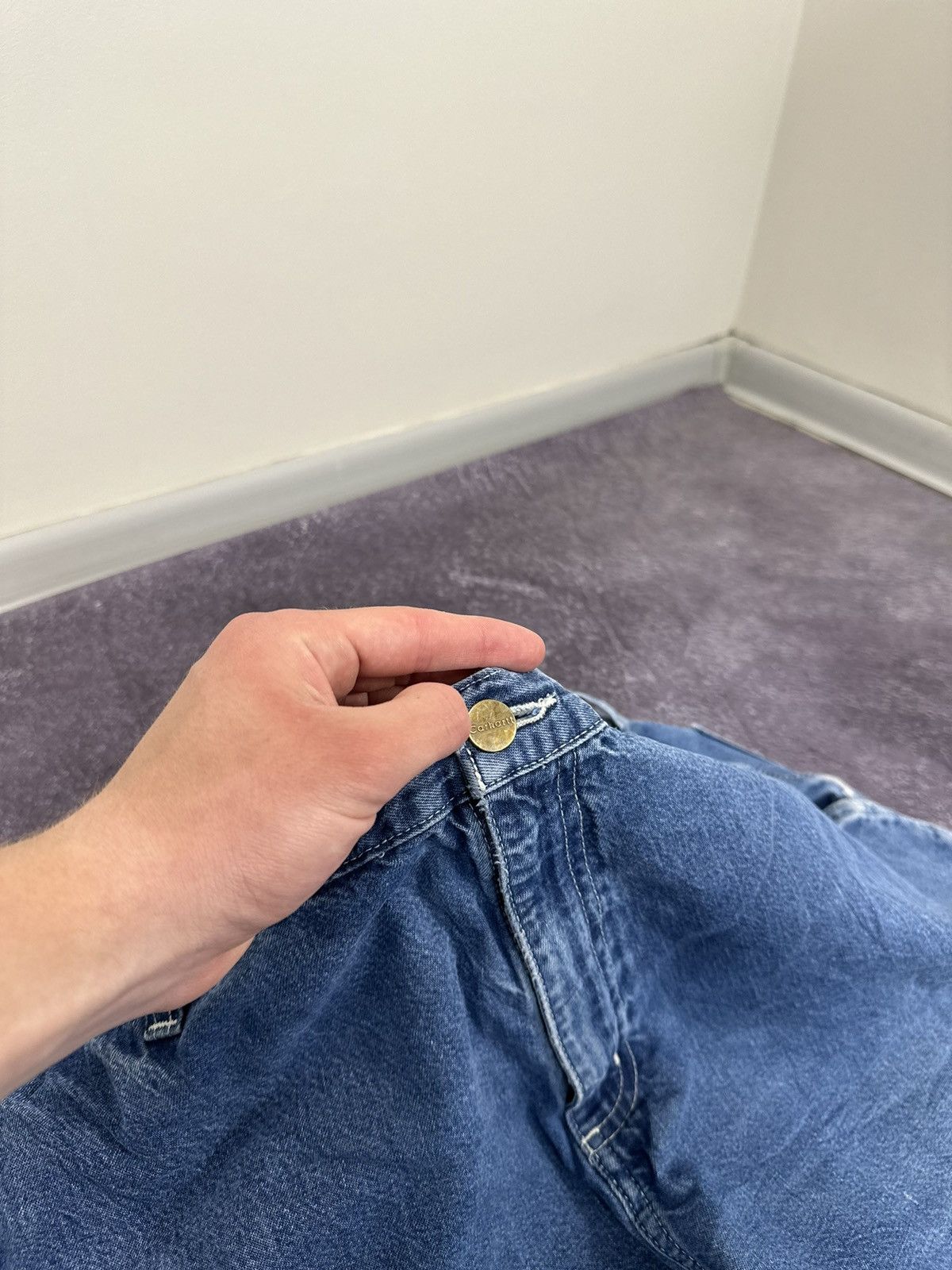Carhartt Vintage Carhartt USA Distressed Carpenter Baggy Work Jeans Size US 42 / EU 58 - 15 Thumbnail