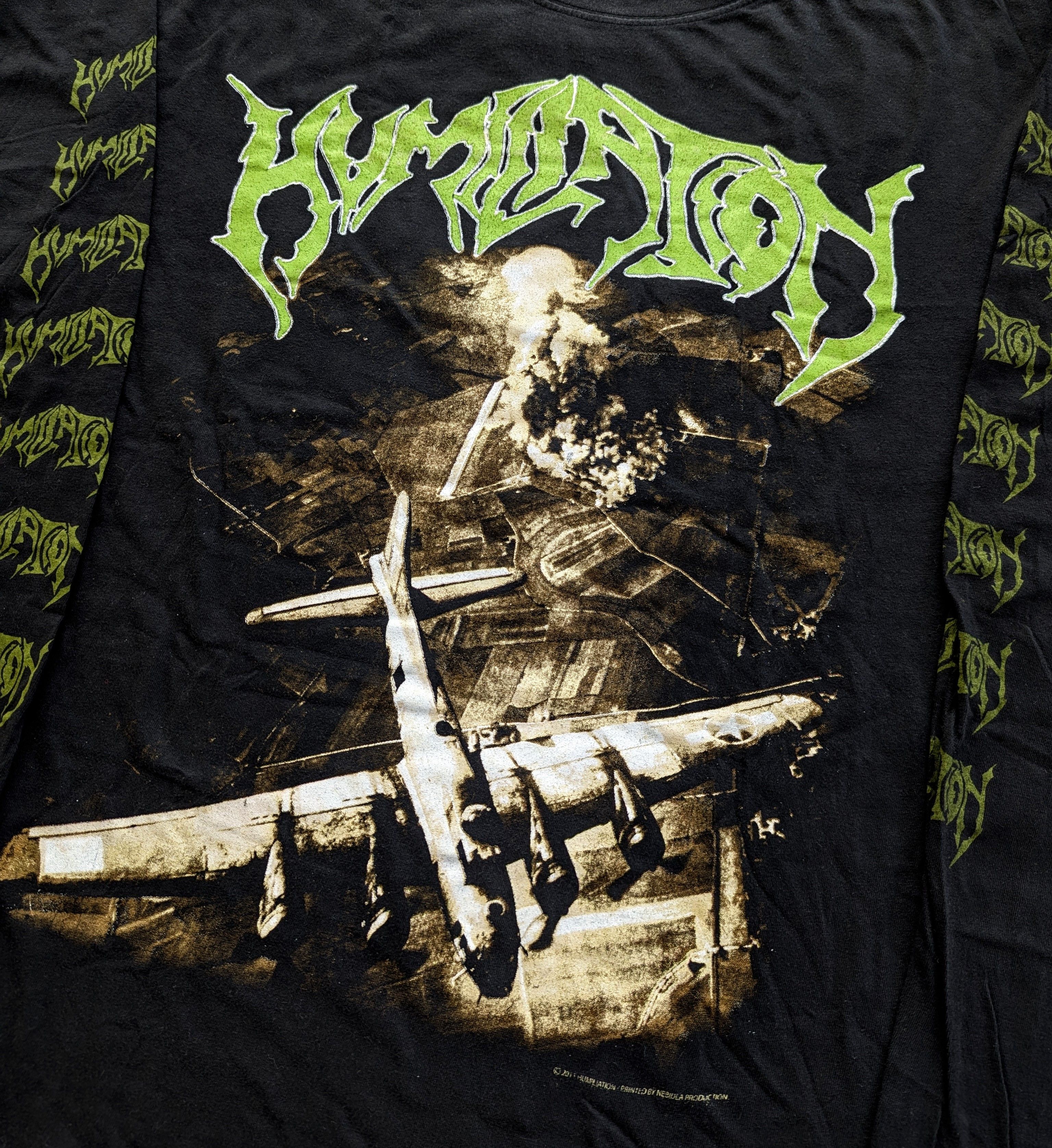 Band Tees Vintage Y2K Humillation Face The Disaster 2010 (First Print) Size US M / EU 48-50 / 2 - 2 Thumbnail