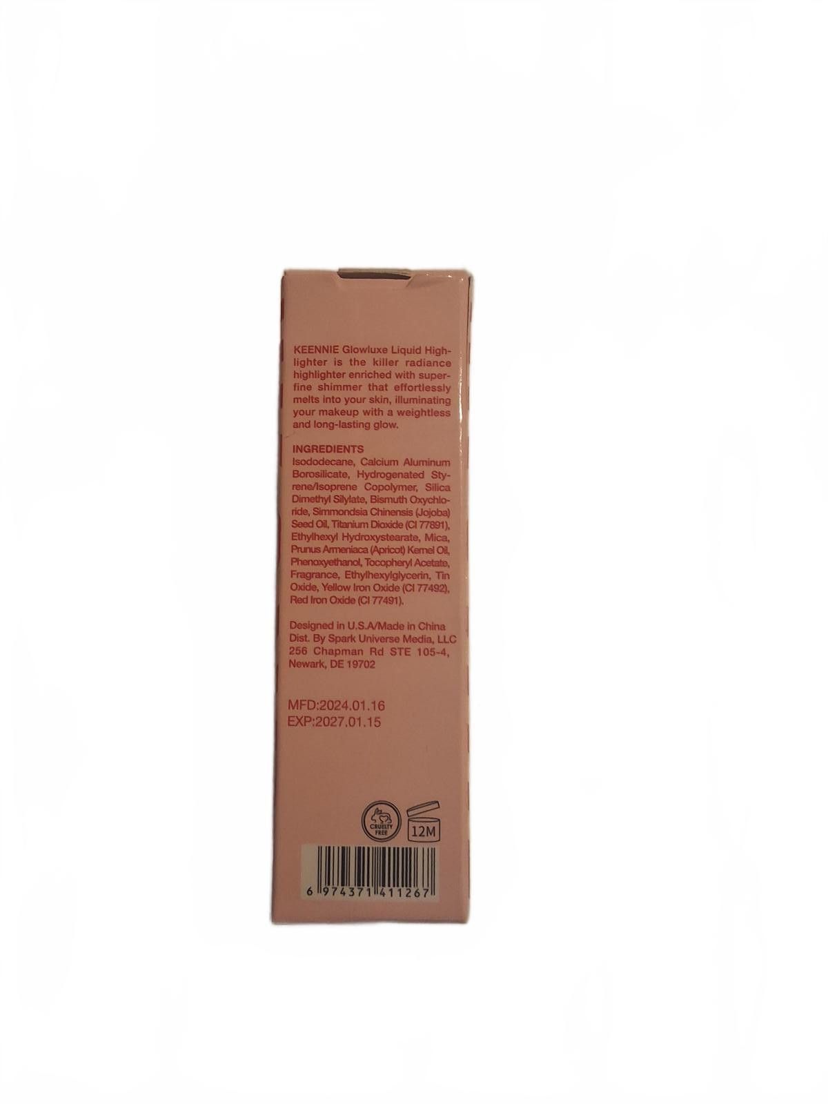 KEENKEEE Glow Up Fast! Keennee Liquid Highlighter - Shine Bright! Size ONE SIZE - 3 Thumbnail