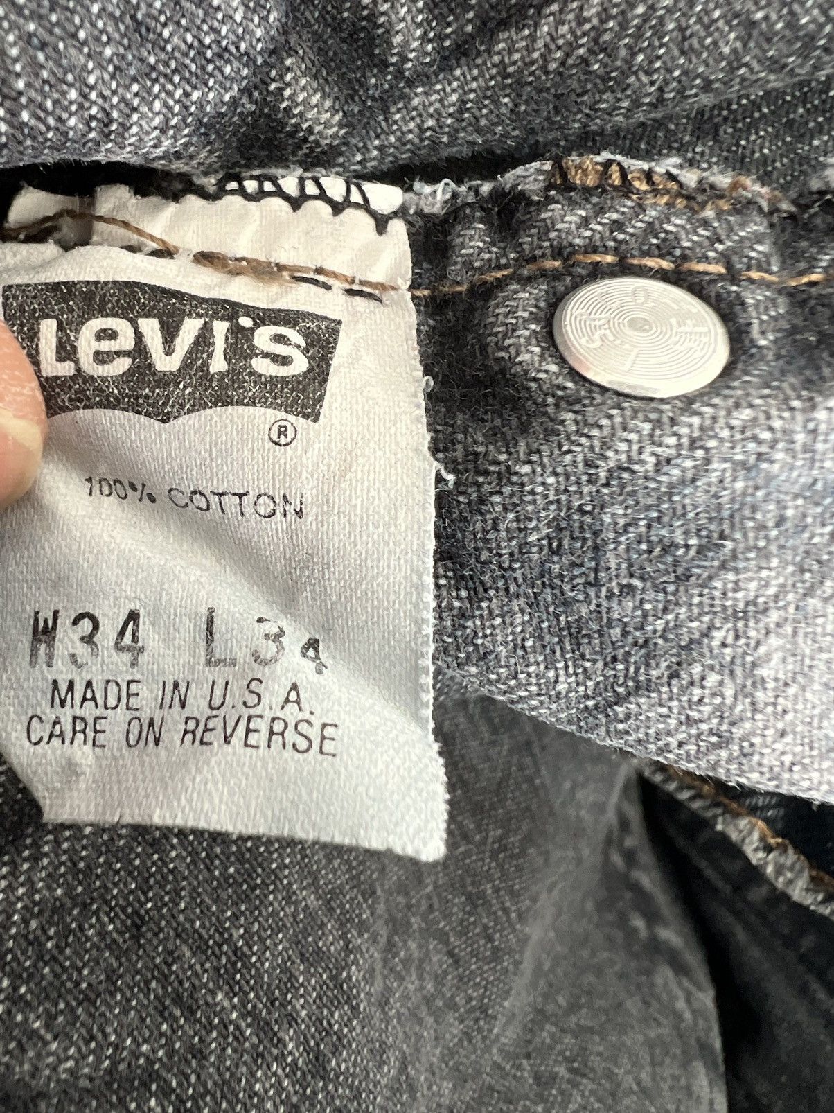 Levi's Vintage Levis Silver Tab Denim Jeans Pants made in Usa 34x34 Size US 34 / EU 50 - 8 Thumbnail